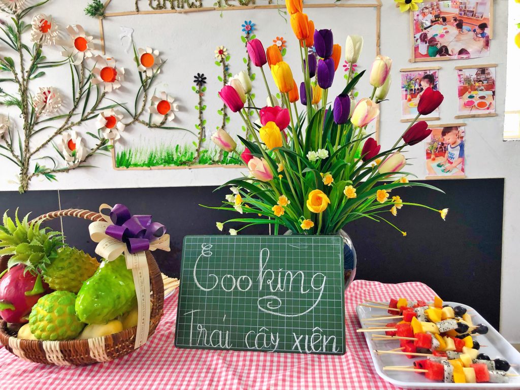 Cooking: Trái Cây Xiên Que Lớp Steam 4 Cooking: Trái Cây Xiên Que Lớp Steam 4 - Trường Mầm Non STEAM KIDS