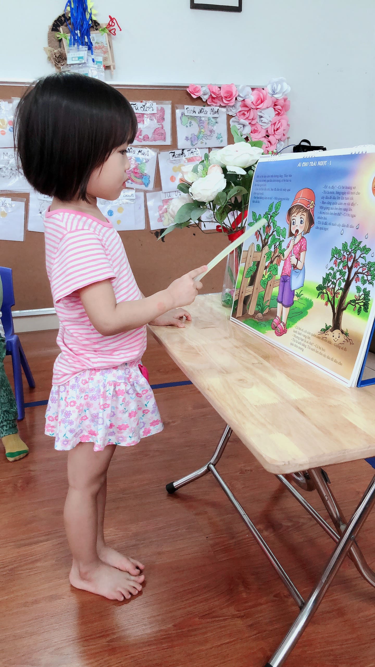 Làm Quen Với Văn Học Lớp Steam 4 - Trường Mầm Non STEAM KIDS