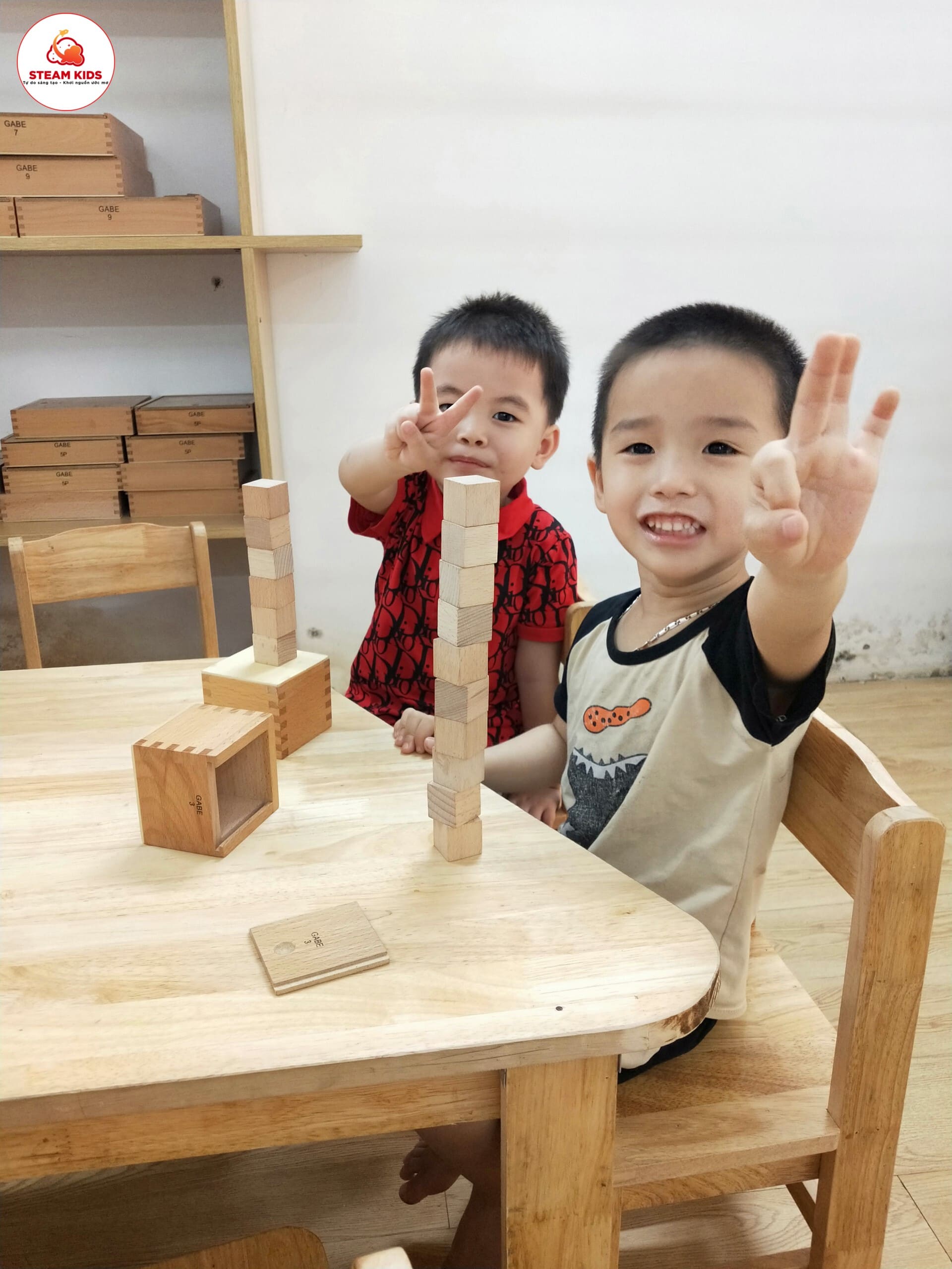 Hoạt Động Dongsim Gabe Lớp Steam 6 Hoạt Động Dongsim Gabe Lớp Steam 6 - Trường Mầm Non STEAM KIDS