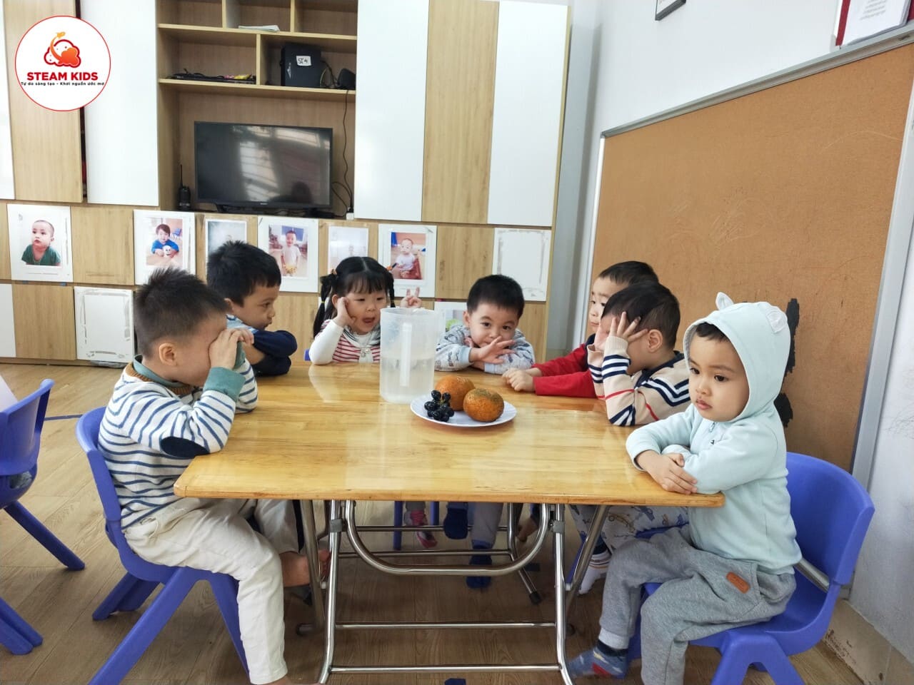 Khám Phá Sự Kì Diệu Của Quả Cam Lớp Steam 6 - Trường Mầm Non STEAM KIDS