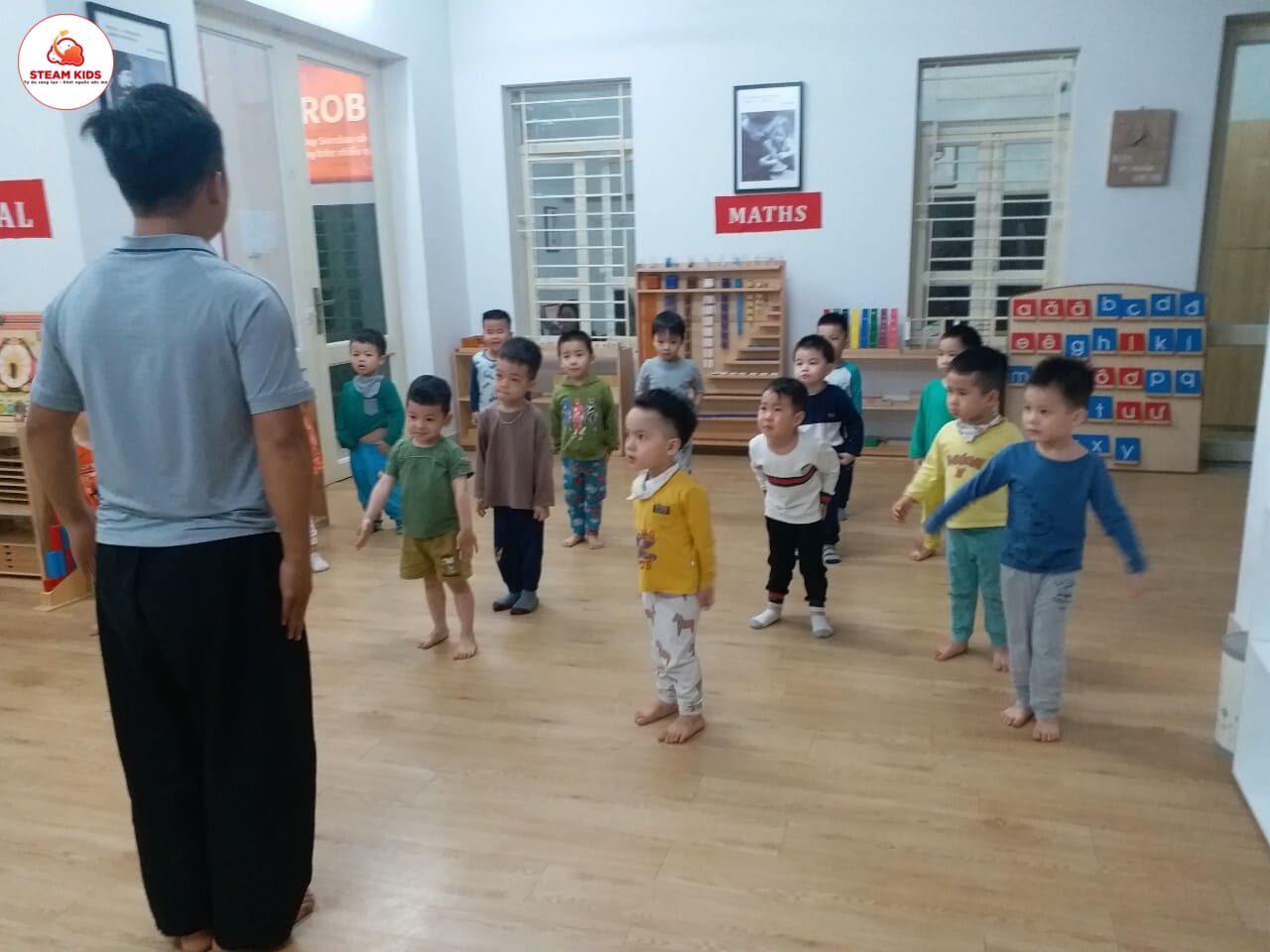 Tiết Học Võ Thuật Của Lớp Steam 6 - Trường Mầm Non STEAM KIDS