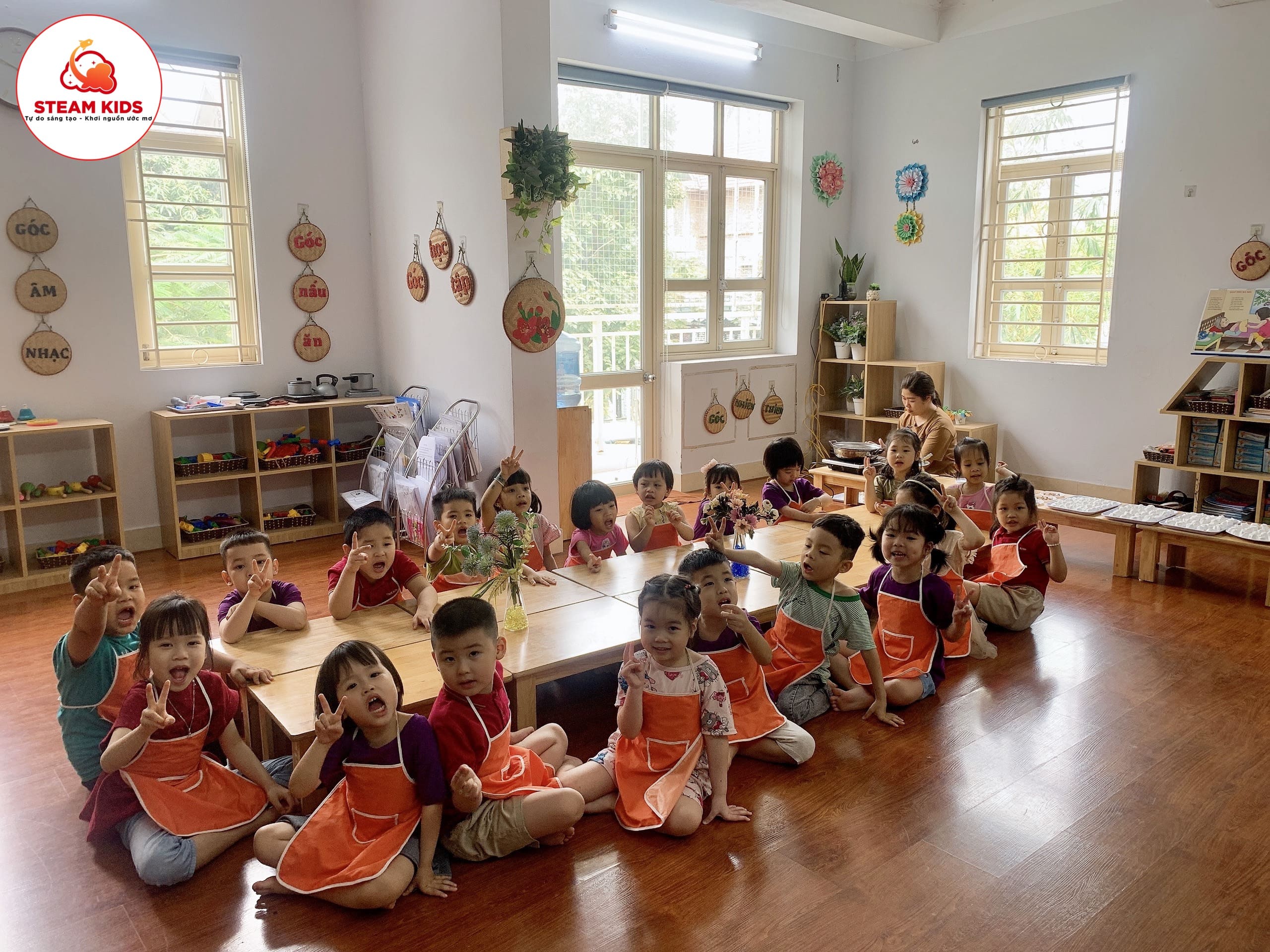 "Tết Hàn Thực" Lớp Steam2 - Trường Mầm Non STEAM KIDS