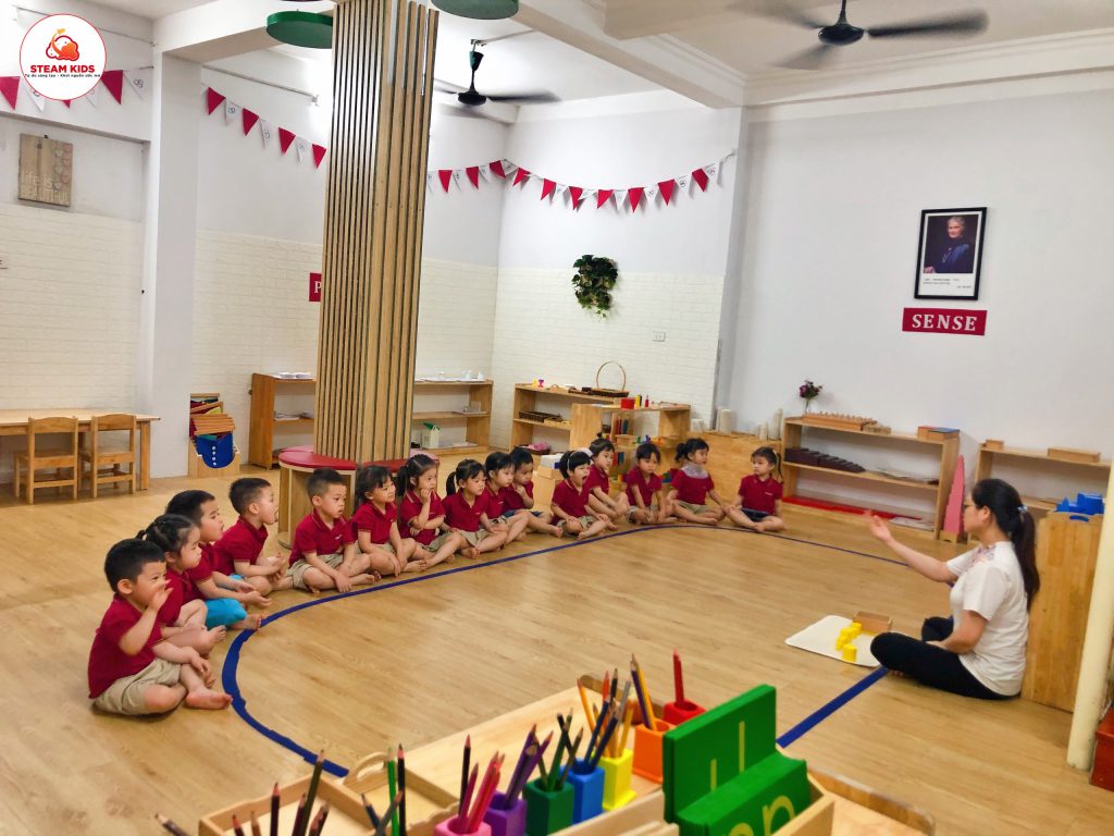 Hoạt Động Mon Của Lớp Steam 4 Hoạt Động Mon Của Lớp Steam 4 - Trường Mầm Non STEAM KIDS