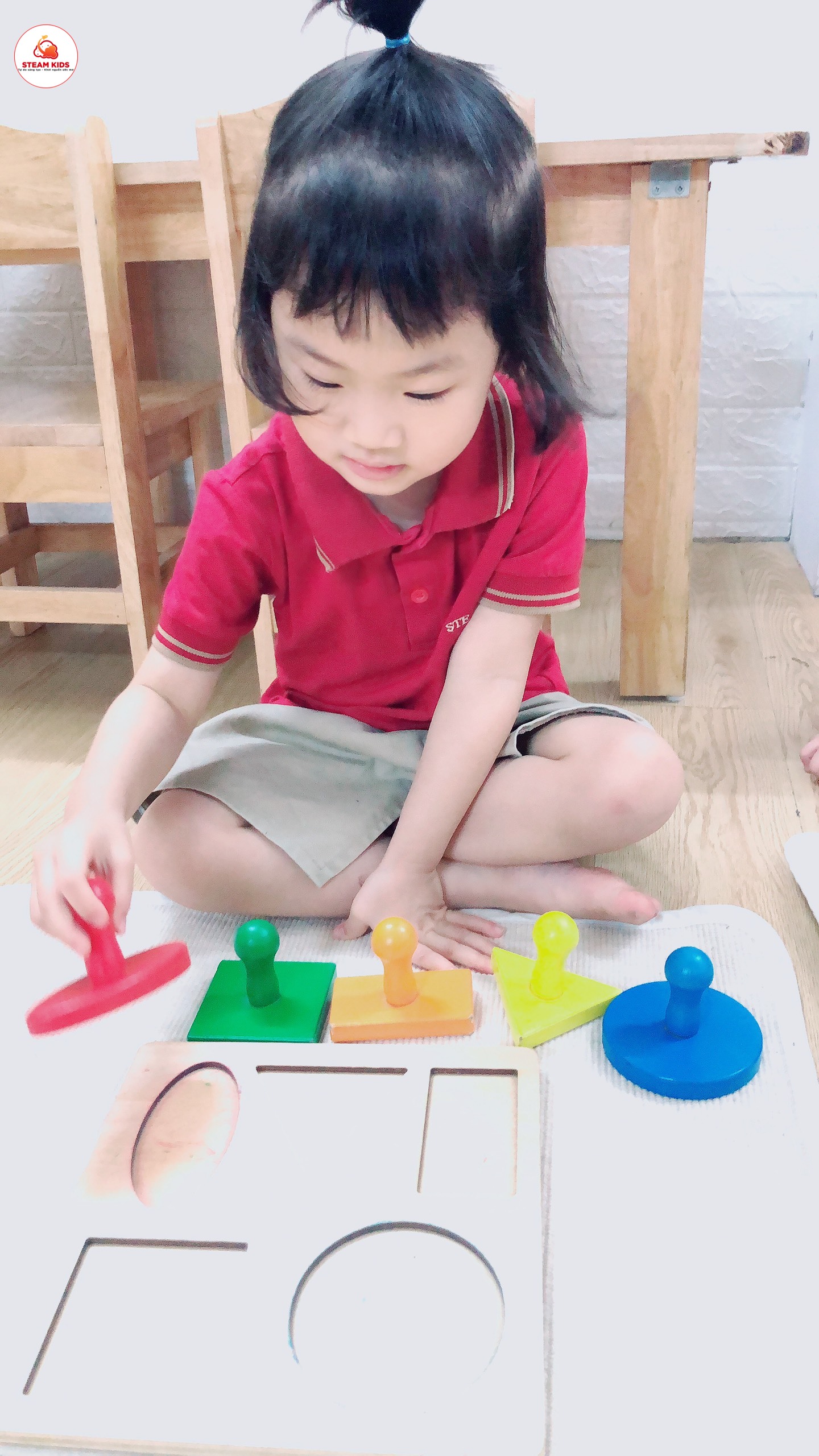 Hoạt Động Mon Của Lớp Steam 4 Hoạt Động Mon Của Lớp Steam 4 - Trường Mầm Non STEAM KIDS