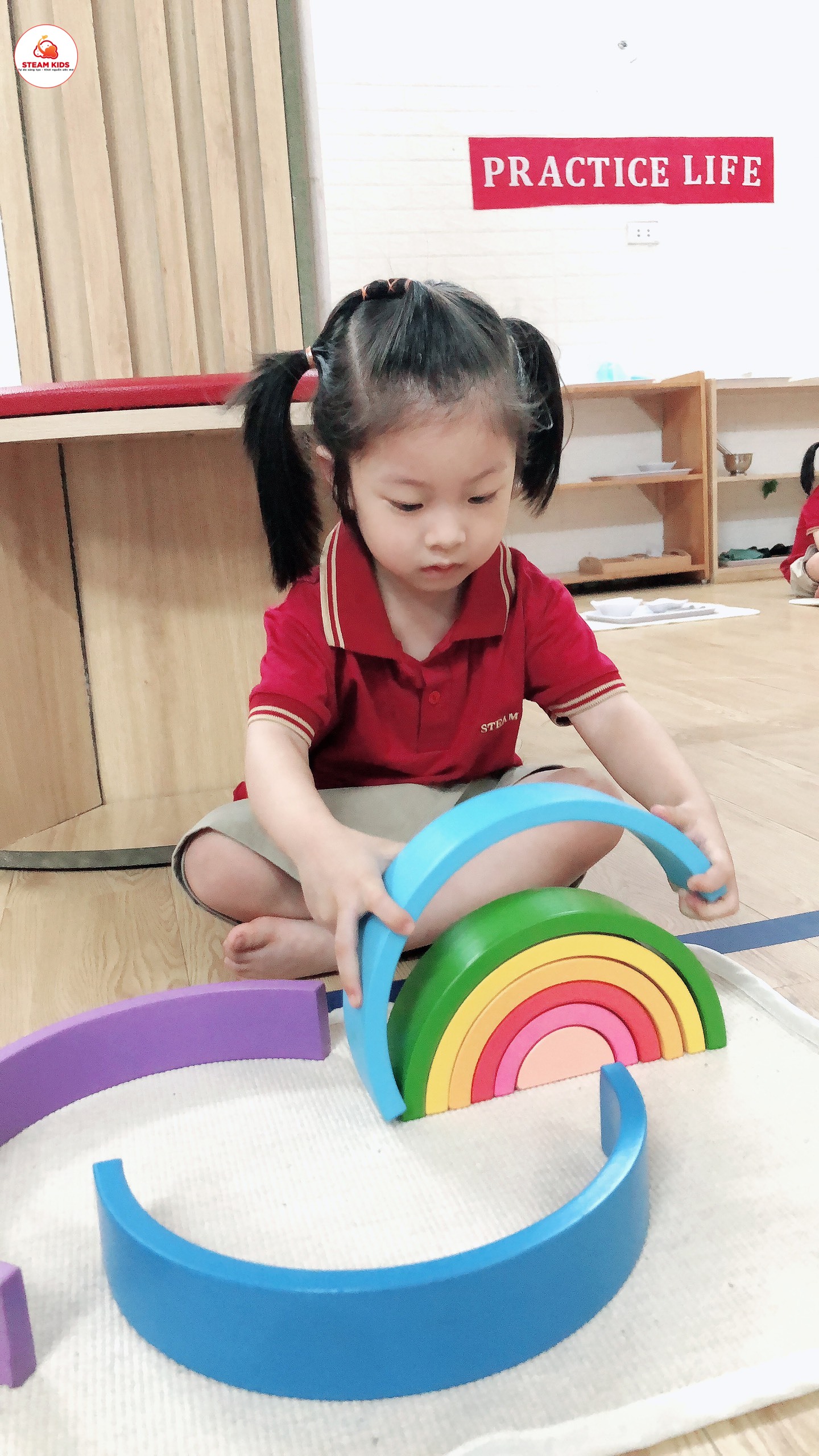 Hoạt Động Mon Của Lớp Steam 4 Hoạt Động Mon Của Lớp Steam 4 - Trường Mầm Non STEAM KIDS