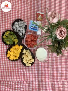 Món Sữa Chua Hoa Quả Bổ Dưỡng Đến Từ Lớp Steam 4 - Trường Mầm Non STEAM KIDS