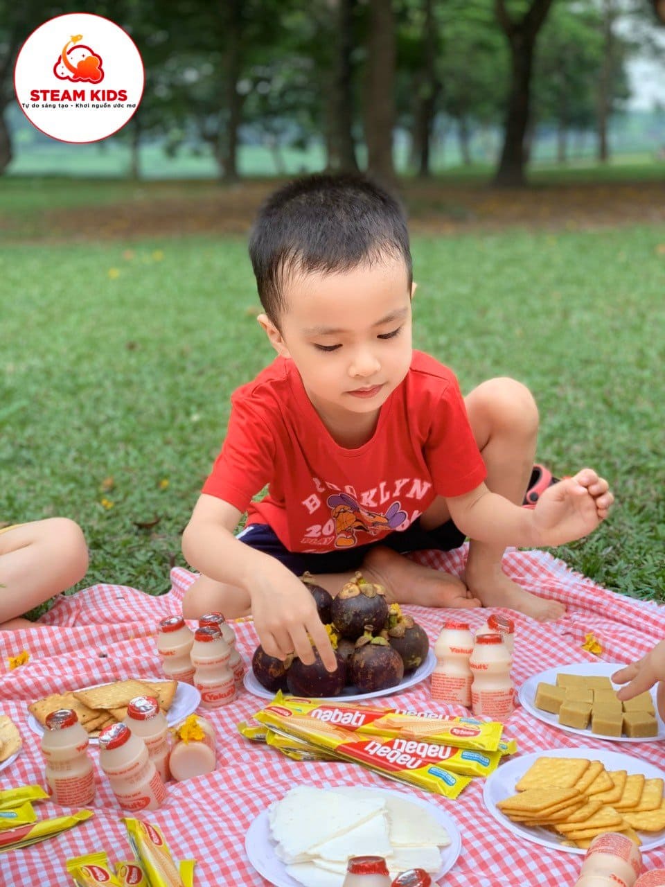Hoạt Động Dã Ngoại Tại Công Viên Yên Sở Lớp Steam4 - Trường Mầm Non STEAM KIDS