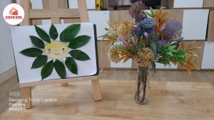 Hoạt Động Tạo Hình Những Bông Hoa Mặt Trời Lớp Steam6 - Trường Mầm Non STEAM KIDS