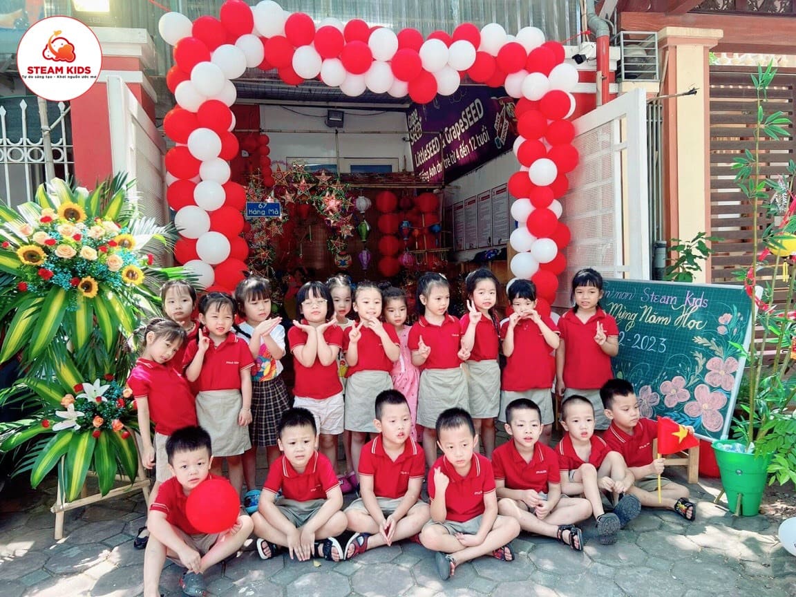 Mầm Non Steam Kids Hân Hoan Chào Mừng Năm Học Mới - Trường Mầm Non STEAM KIDS