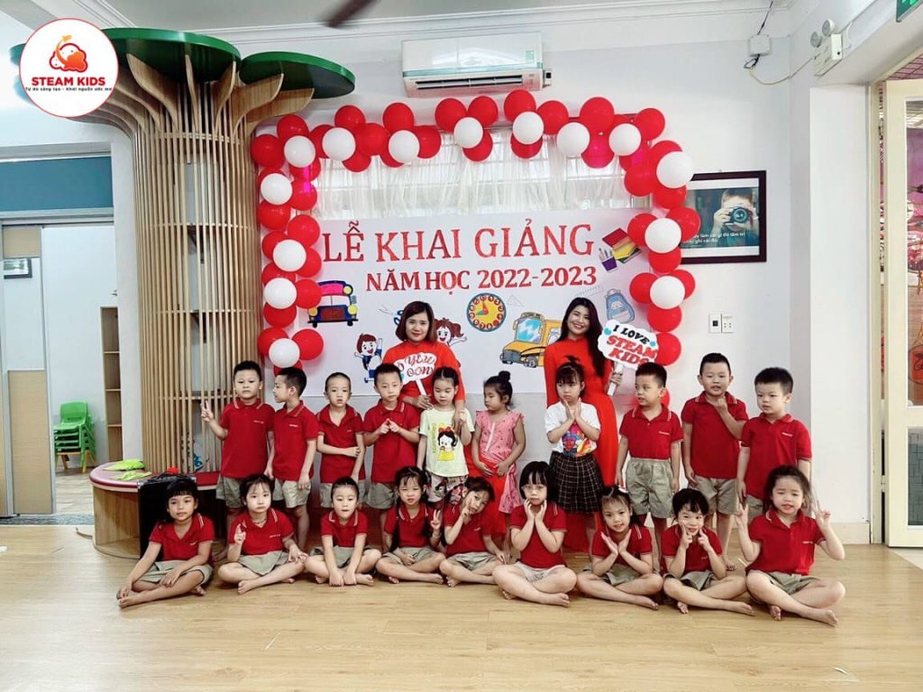 Mầm Non Steam Kids Hân Hoan Chào Mừng Năm Học Mới Mầm Non Steam Kids Hân Hoan Chào Mừng Năm Học Mới - Trường Mầm Non STEAM KIDS
