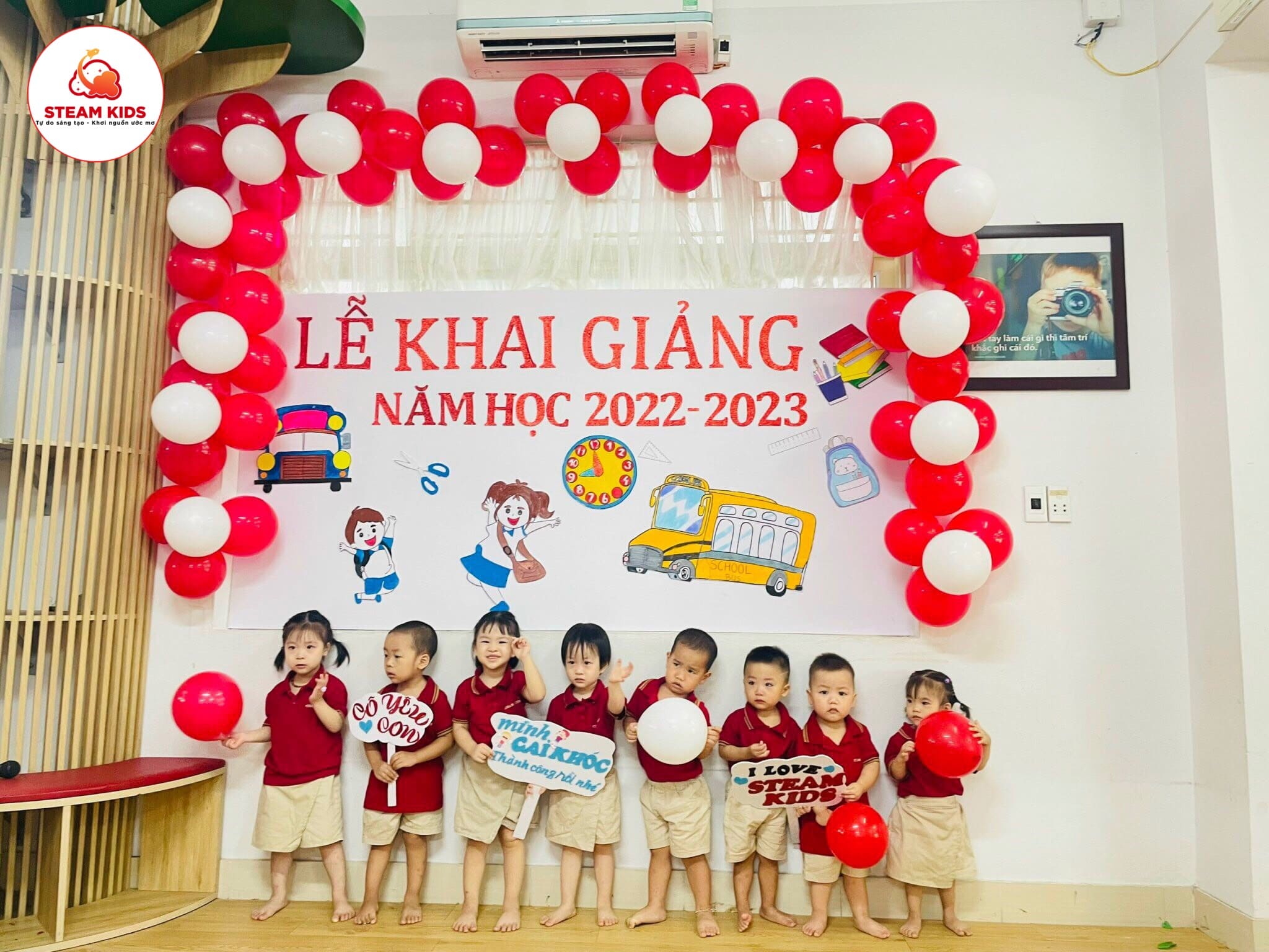 Mầm Non Steam Kids Hân Hoan Chào Mừng Năm Học Mới - Trường Mầm Non STEAM KIDS