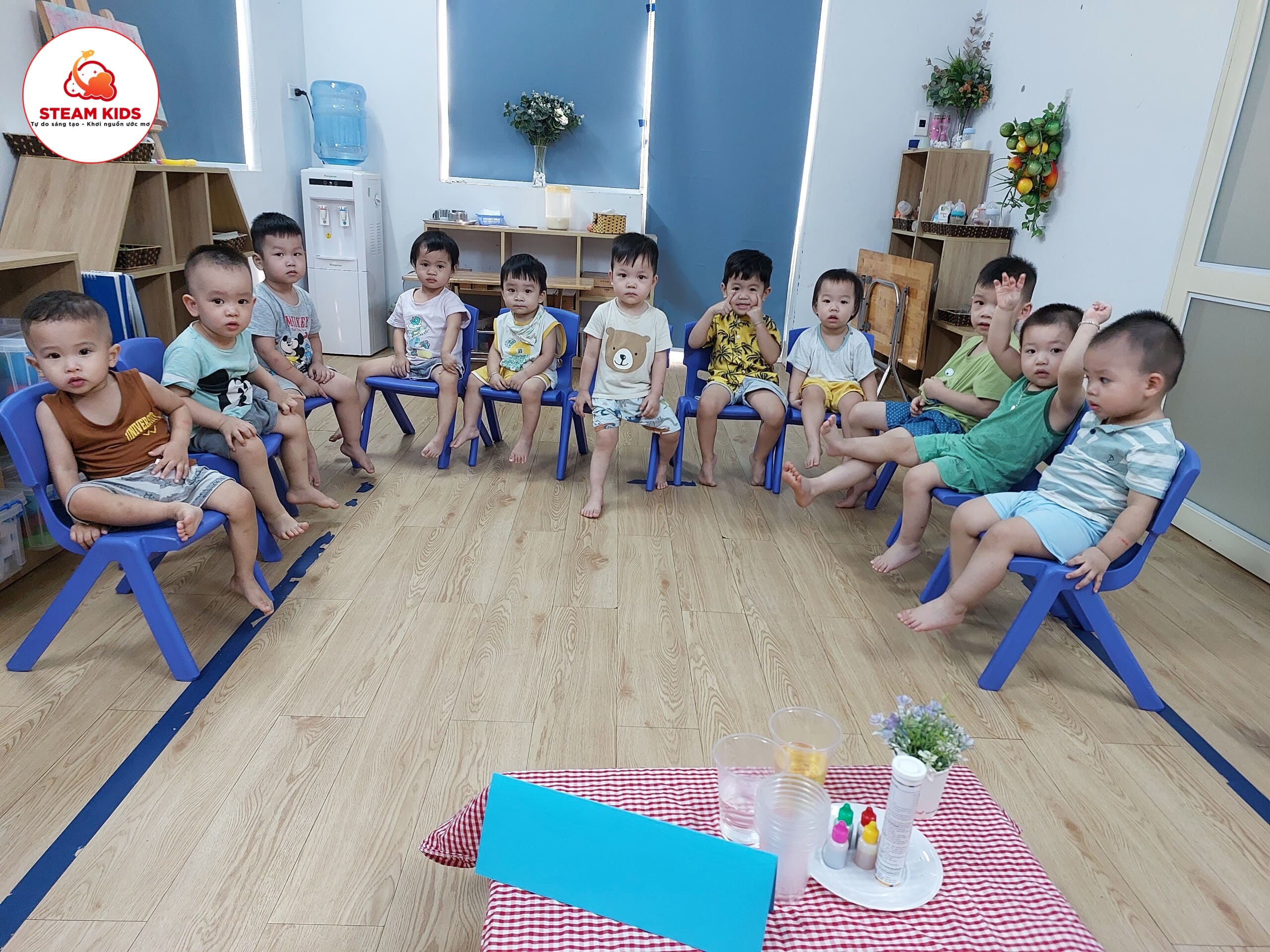 Thí Nghiệm: Khám Phá Sự Kì Diệu Của C Sủi - Trường Mầm Non STEAM KIDS