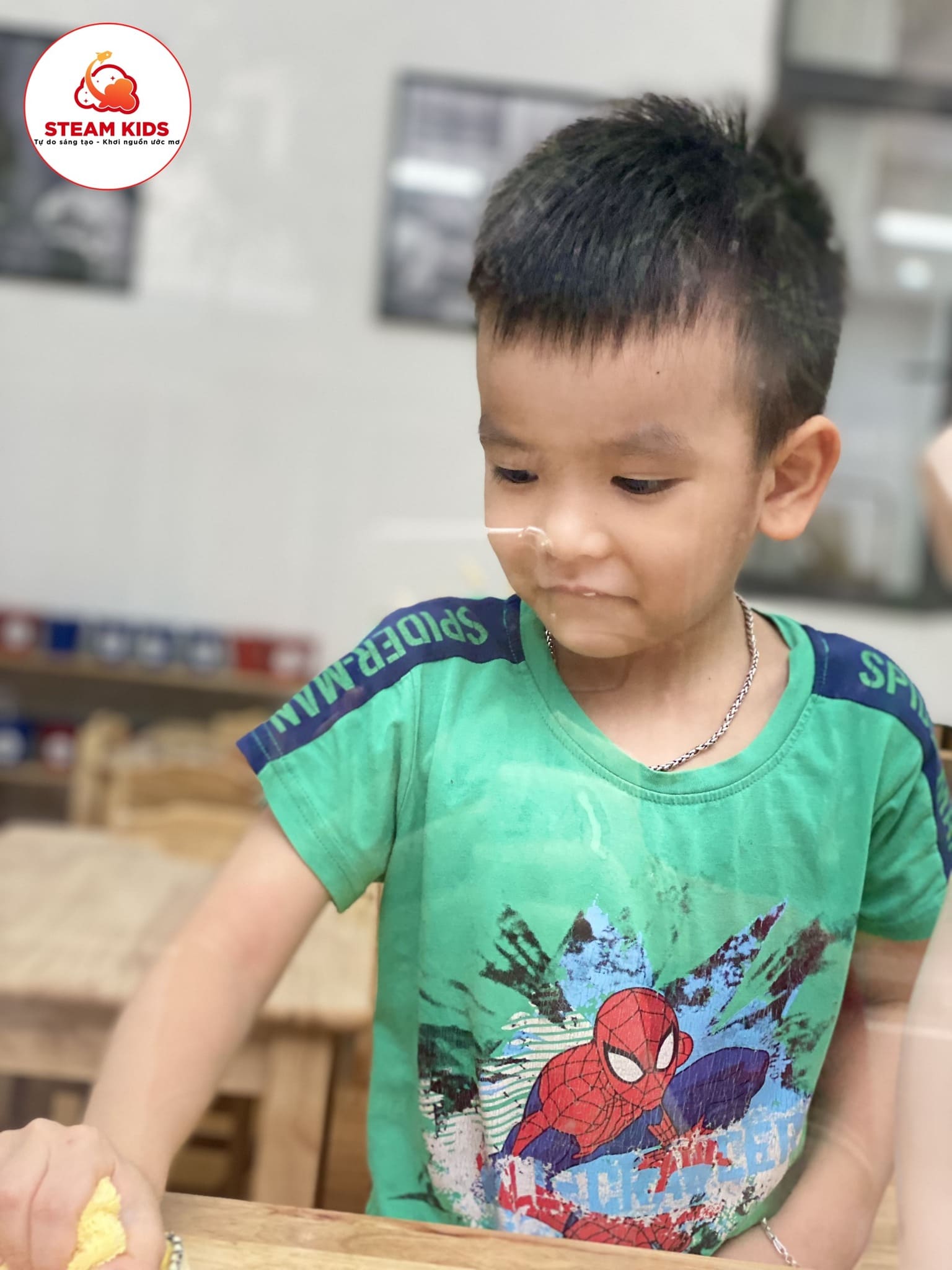 Hoạt Động Tuổi Nhỏ Làm Việc Nhỏ - Trường Mầm Non STEAM KIDS