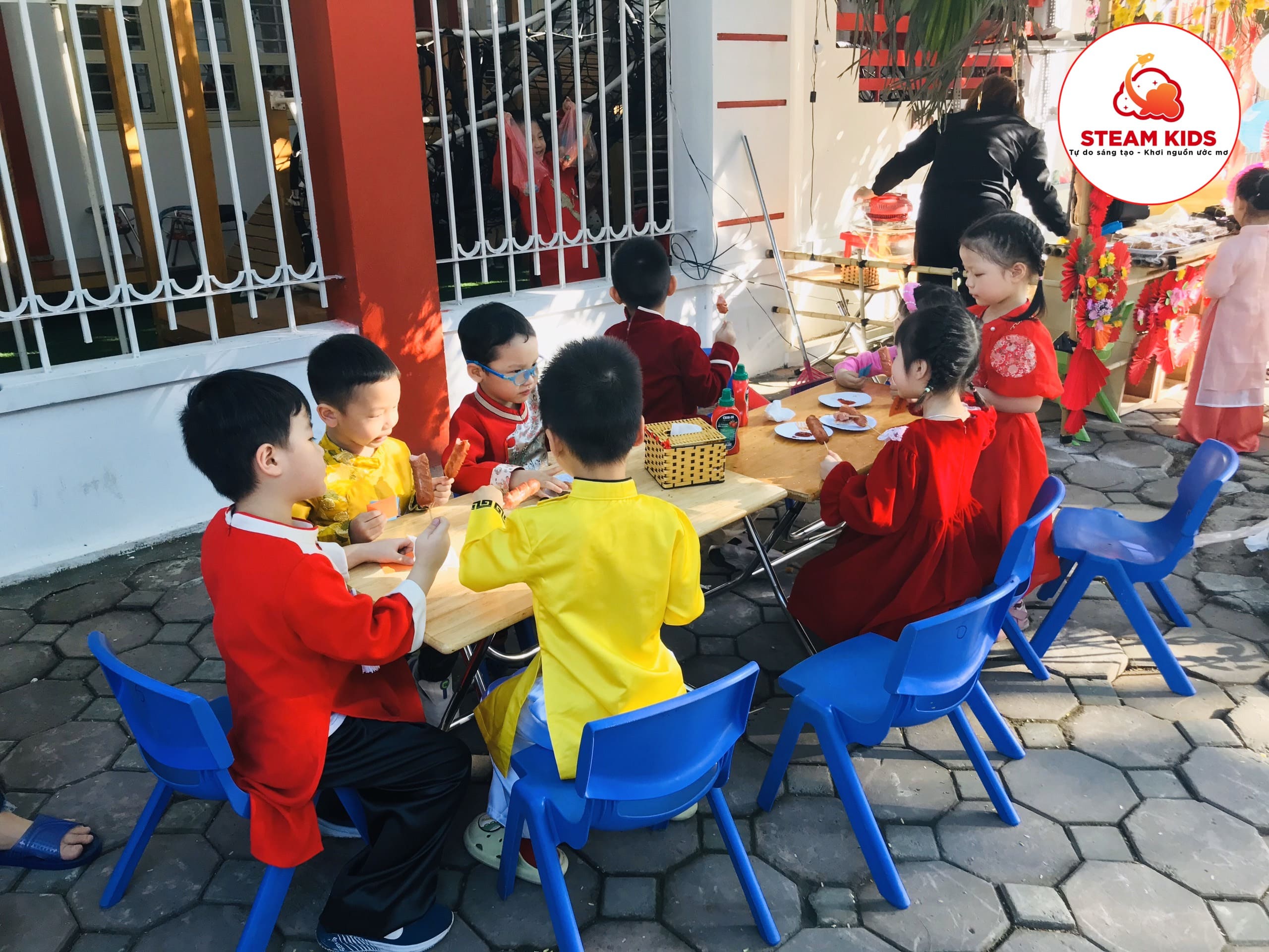 BÉ ĐI CHỢ NGÀY TẾT BÉ ĐI CHỢ NGÀY TẾT - Trường Mầm Non STEAM KIDS