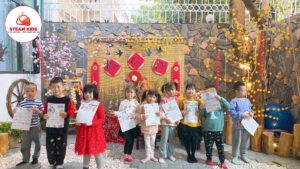 BÉ LÀM LỊCH TẾT QUÝ MÃO - Trường Mầm Non STEAM KIDS
