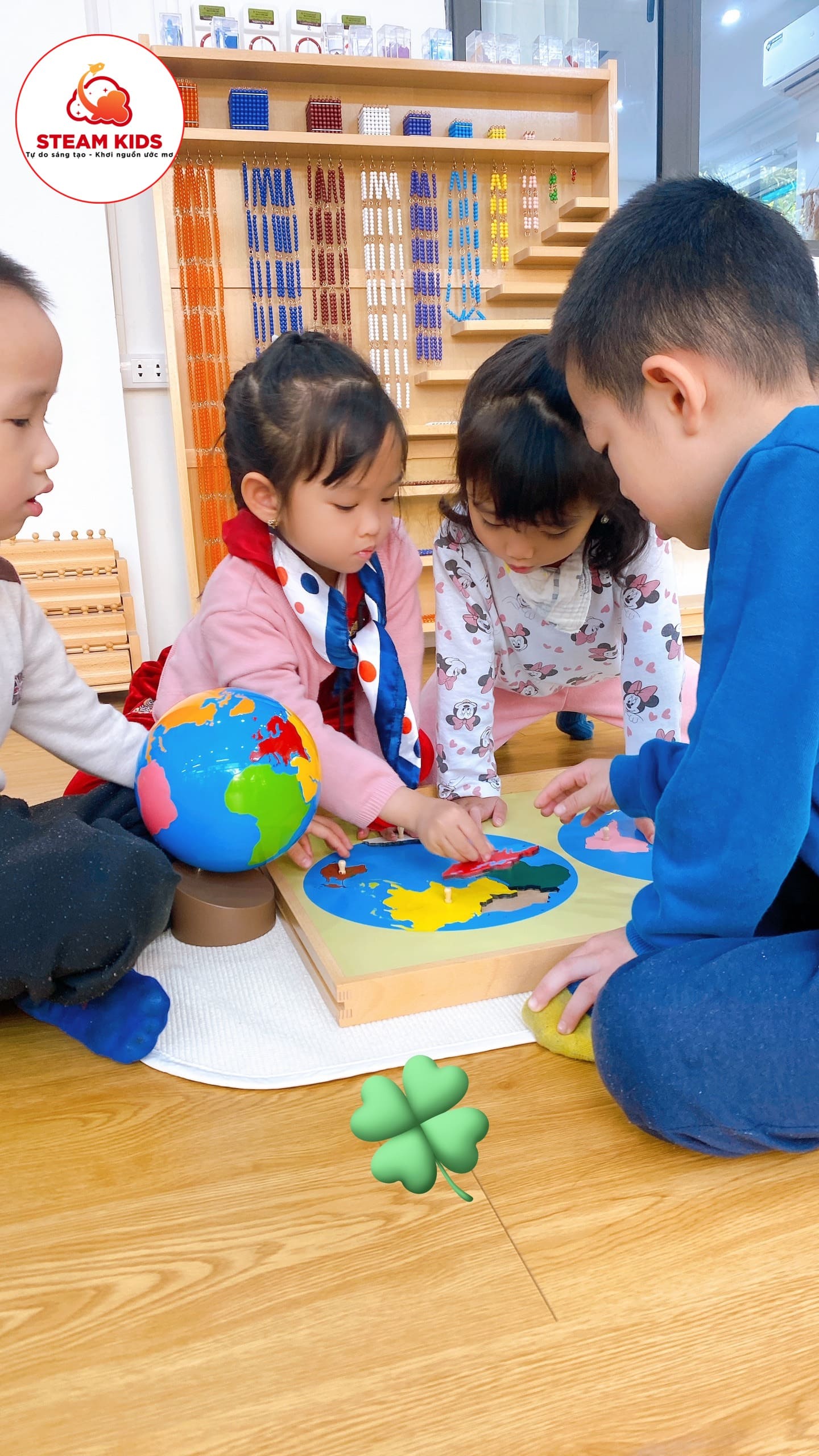 THẾ GIỚI RỘNG LỚN VÀ ĐẦY ẮP TRẢI NGHIỆM TRONG GIỜ HỌC ĐỊA LÝ THẾ GIỚI RỘNG LỚN VÀ ĐẦY ẮP TRẢI NGHIỆM TRONG GIỜ HỌC ĐỊA LÝ - Trường Mầm Non STEAM KIDS