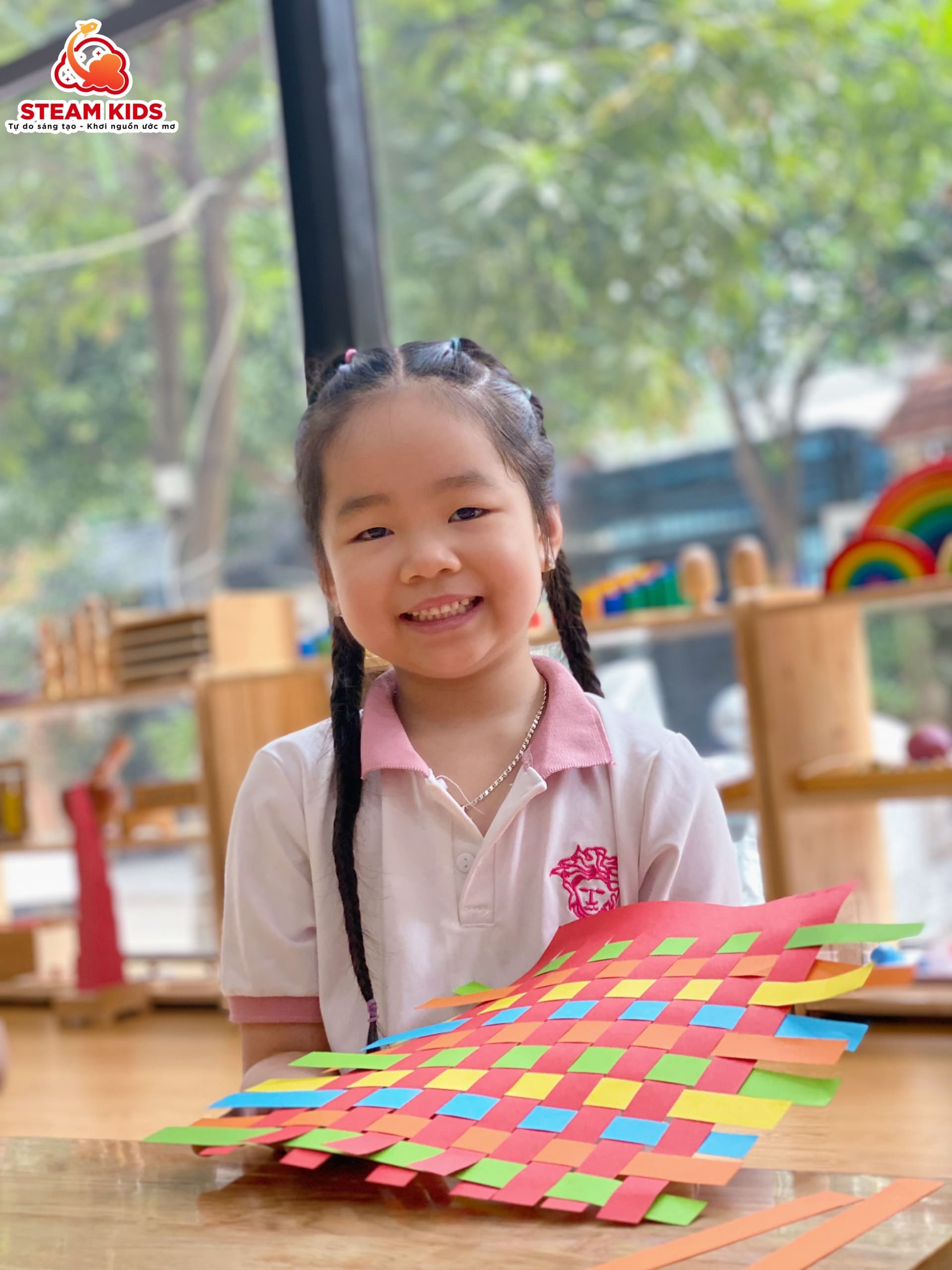 HOẠT ĐỘNG TẠO HÌNH ĐAN NONG MỐT - Trường Mầm Non STEAM KIDS