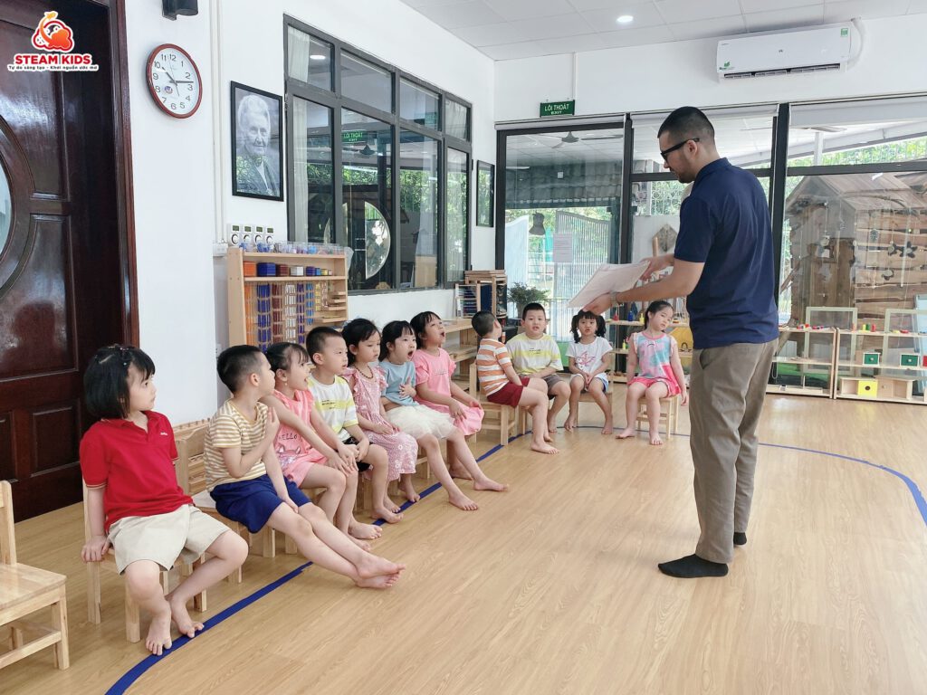 VUI HỌC TIẾNG ANH - Trường Mầm Non STEAM KIDS