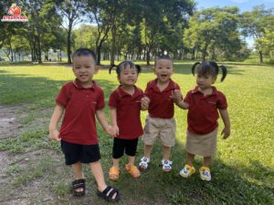 HOẠT ĐỘNG VUI CHƠI NGOÀI TRỜI LỚP STEAM 6 - Trường Mầm Non STEAM KIDS