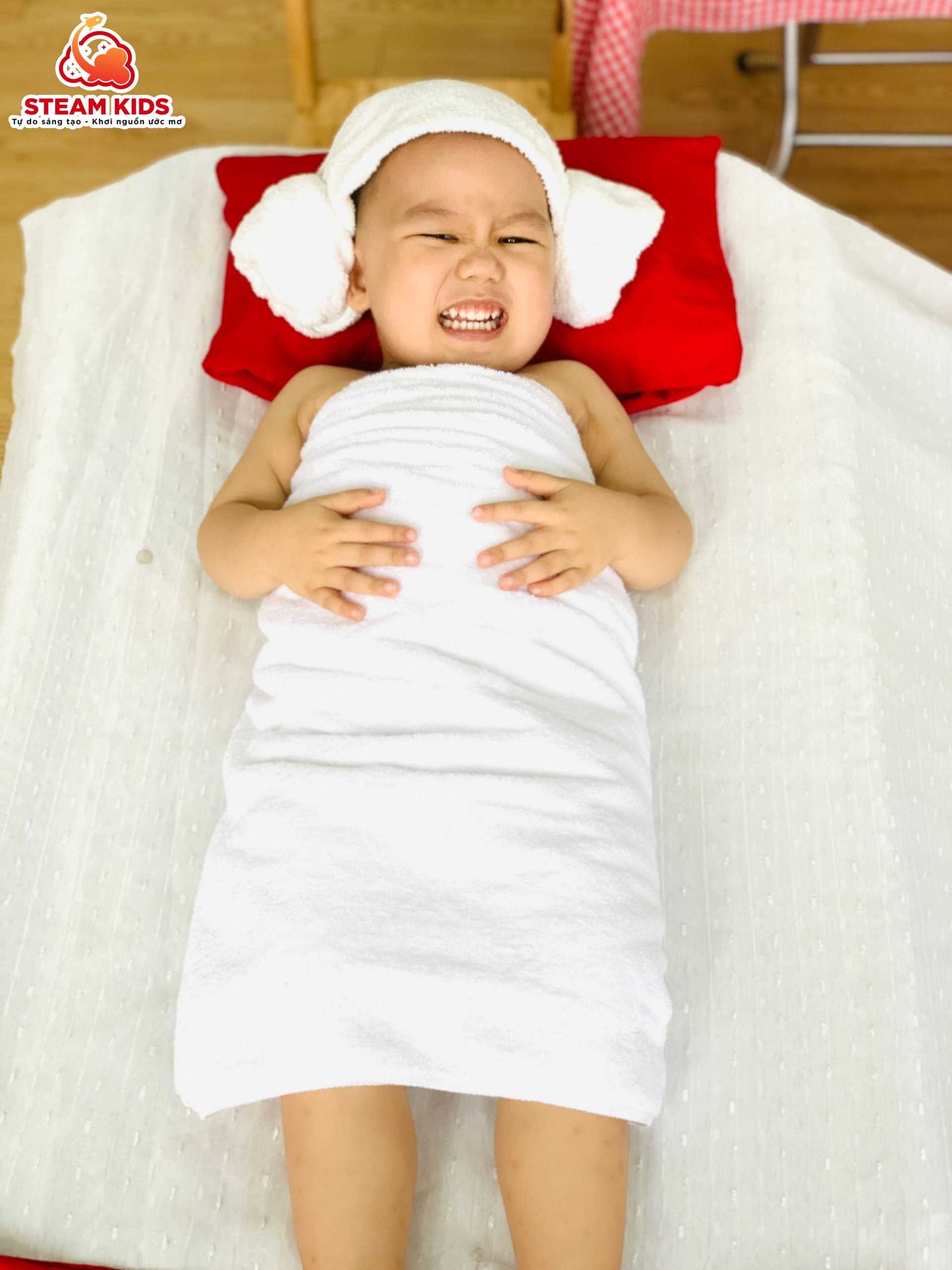 TRẢI NGHIỆM SPA STEAM KIDS - Trường Mầm Non STEAM KIDS