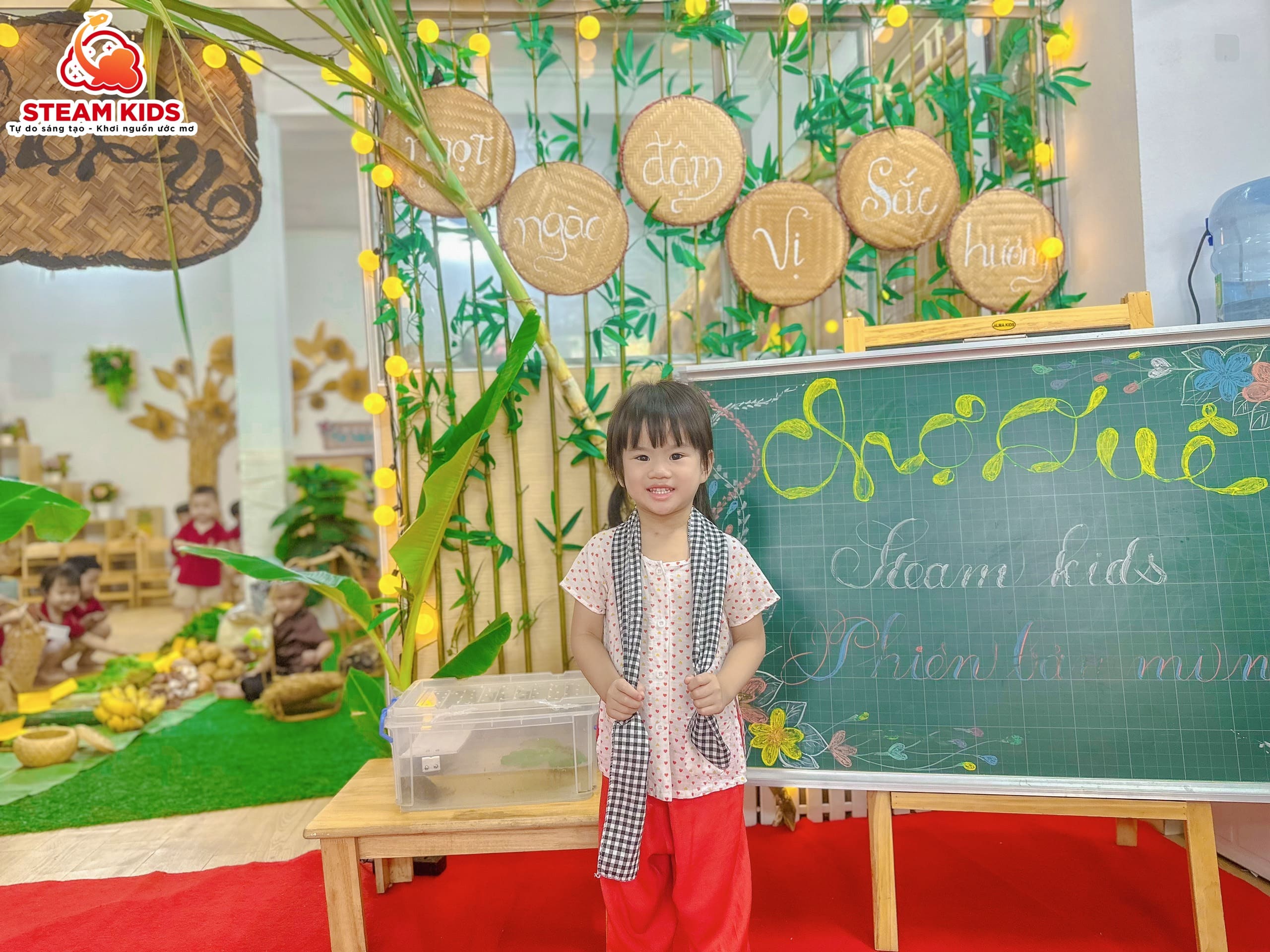 TRẢI NGHIỆM CHỢ QUÊ STEAM KIDS TRẢI NGHIỆM CHỢ QUÊ STEAM KIDS - Trường Mầm Non STEAM KIDS