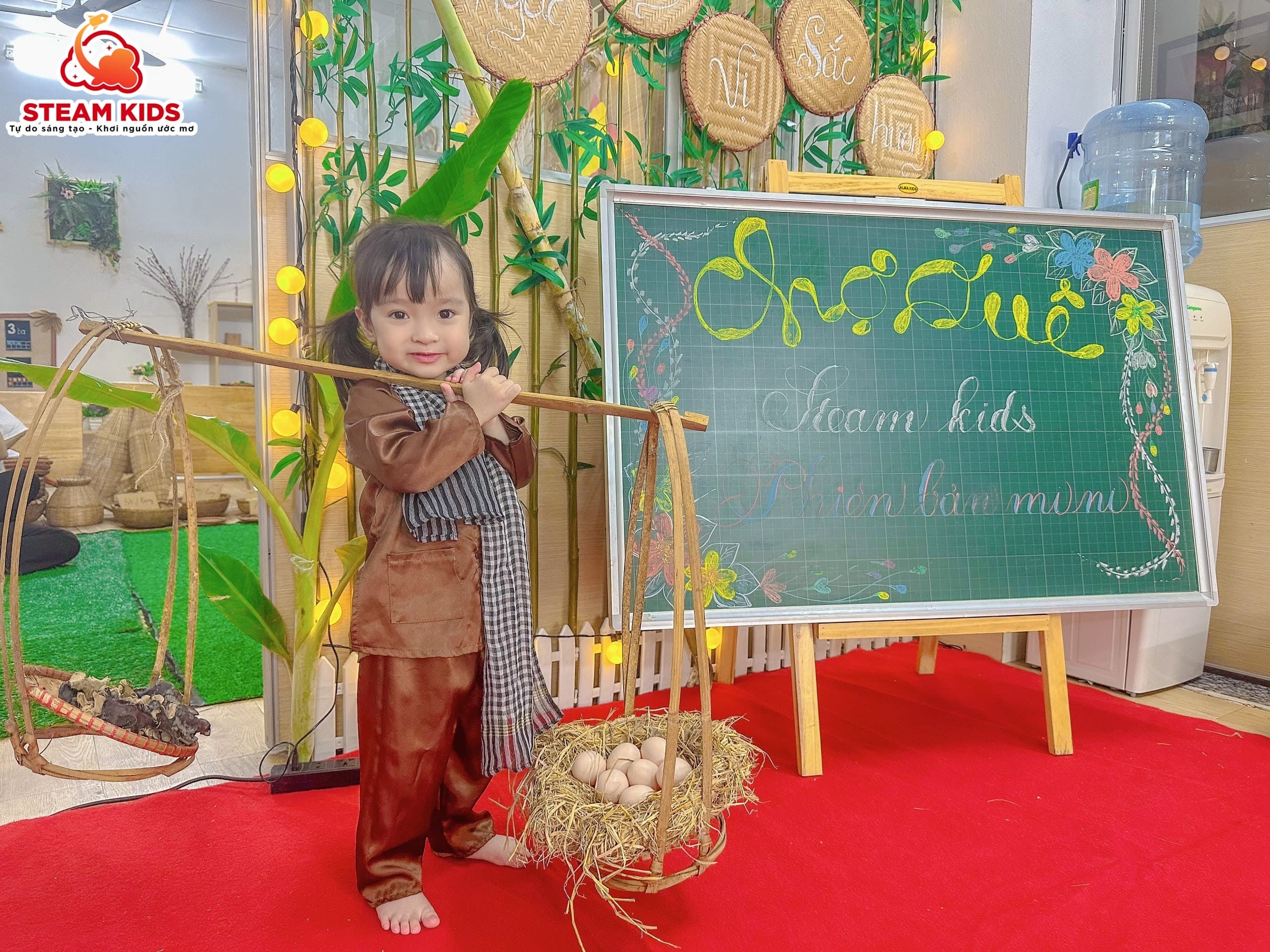 TRẢI NGHIỆM CHỢ QUÊ STEAM KIDS TRẢI NGHIỆM CHỢ QUÊ STEAM KIDS - Trường Mầm Non STEAM KIDS
