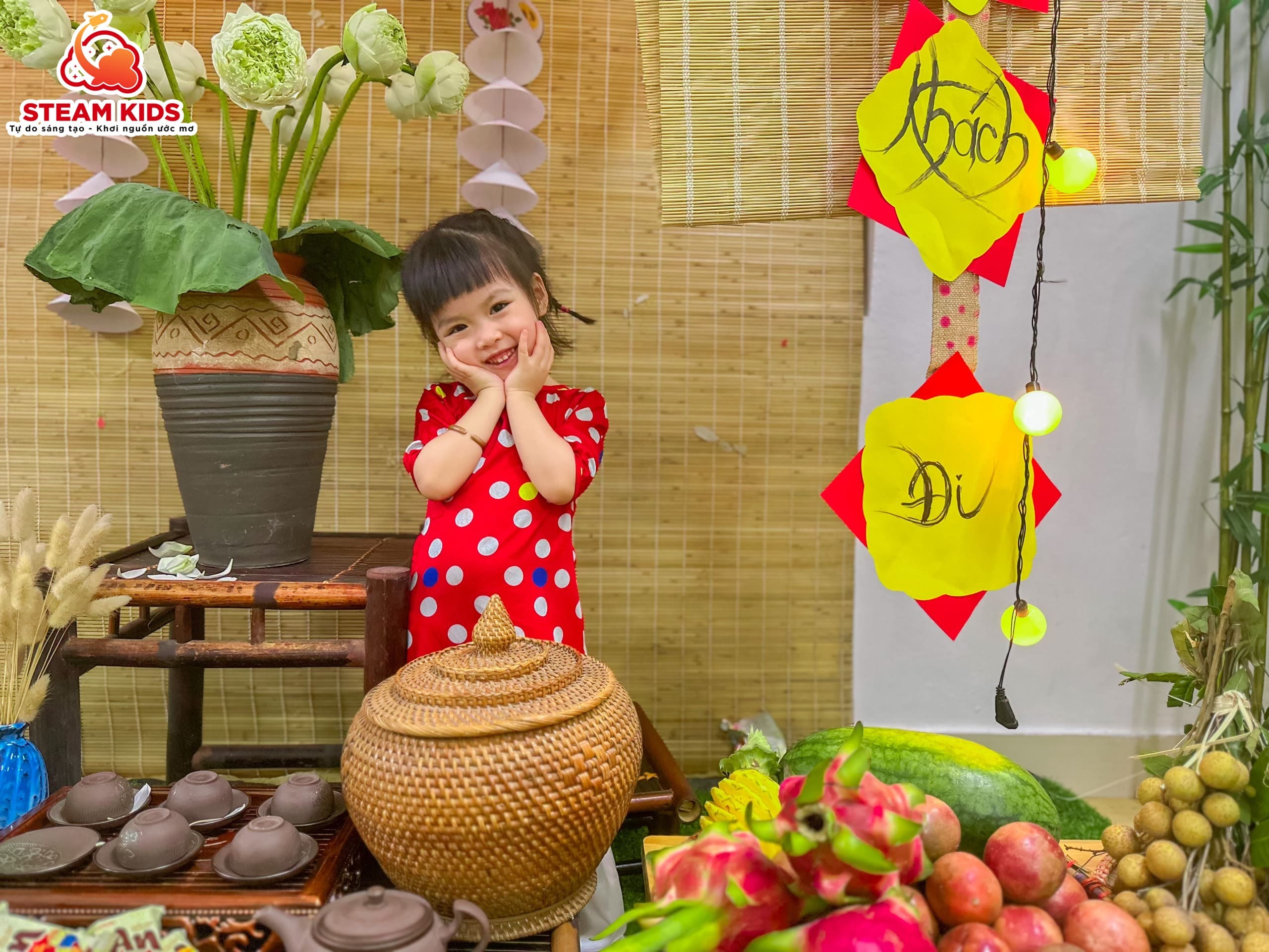 TRẢI NGHIỆM CHỢ QUÊ STEAM KIDS TRẢI NGHIỆM CHỢ QUÊ STEAM KIDS - Trường Mầm Non STEAM KIDS
