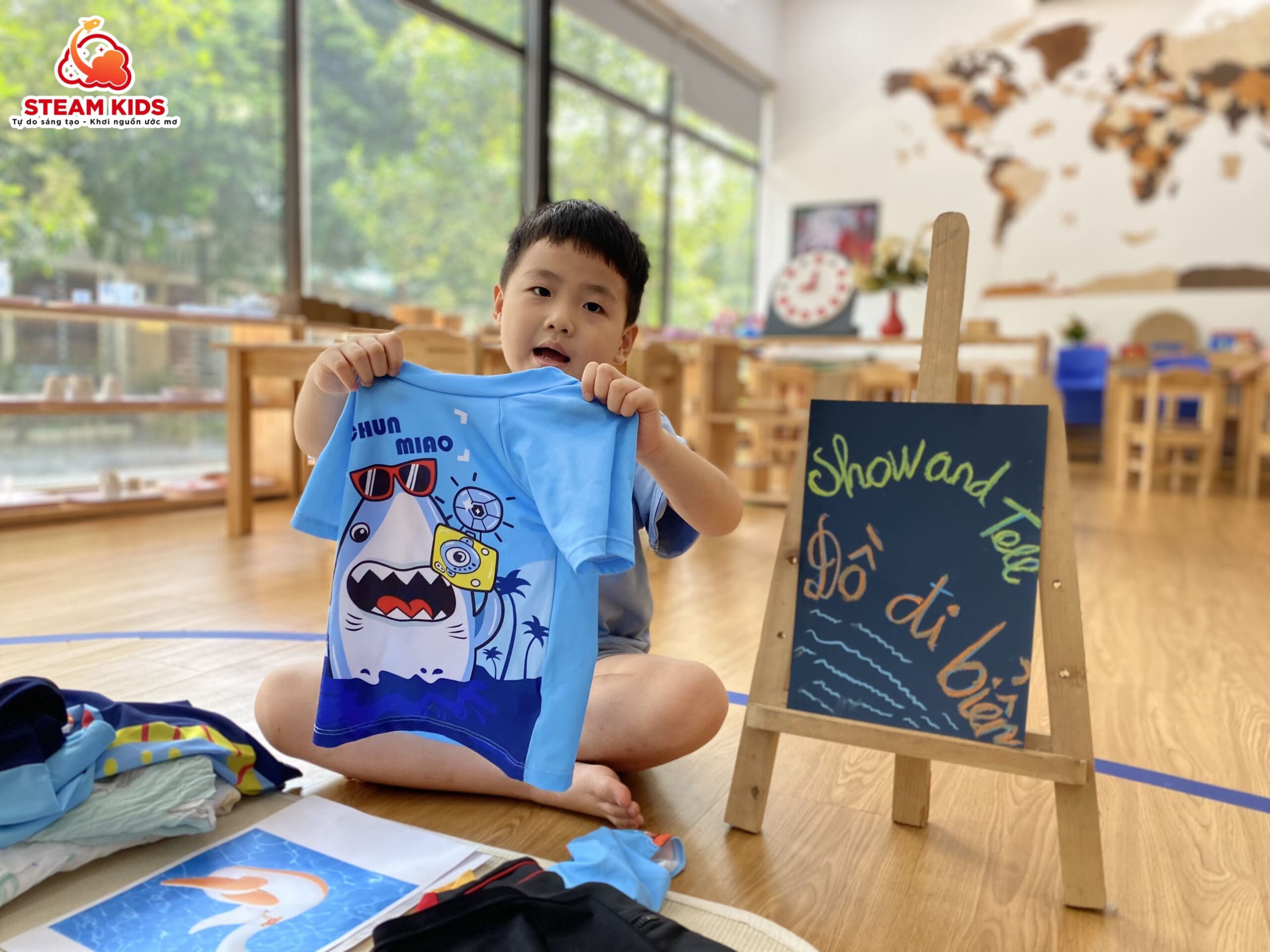HOẠT ĐỘNG SHOW AND TELL HOẠT ĐỘNG SHOW AND TELL - Trường Mầm Non STEAM KIDS