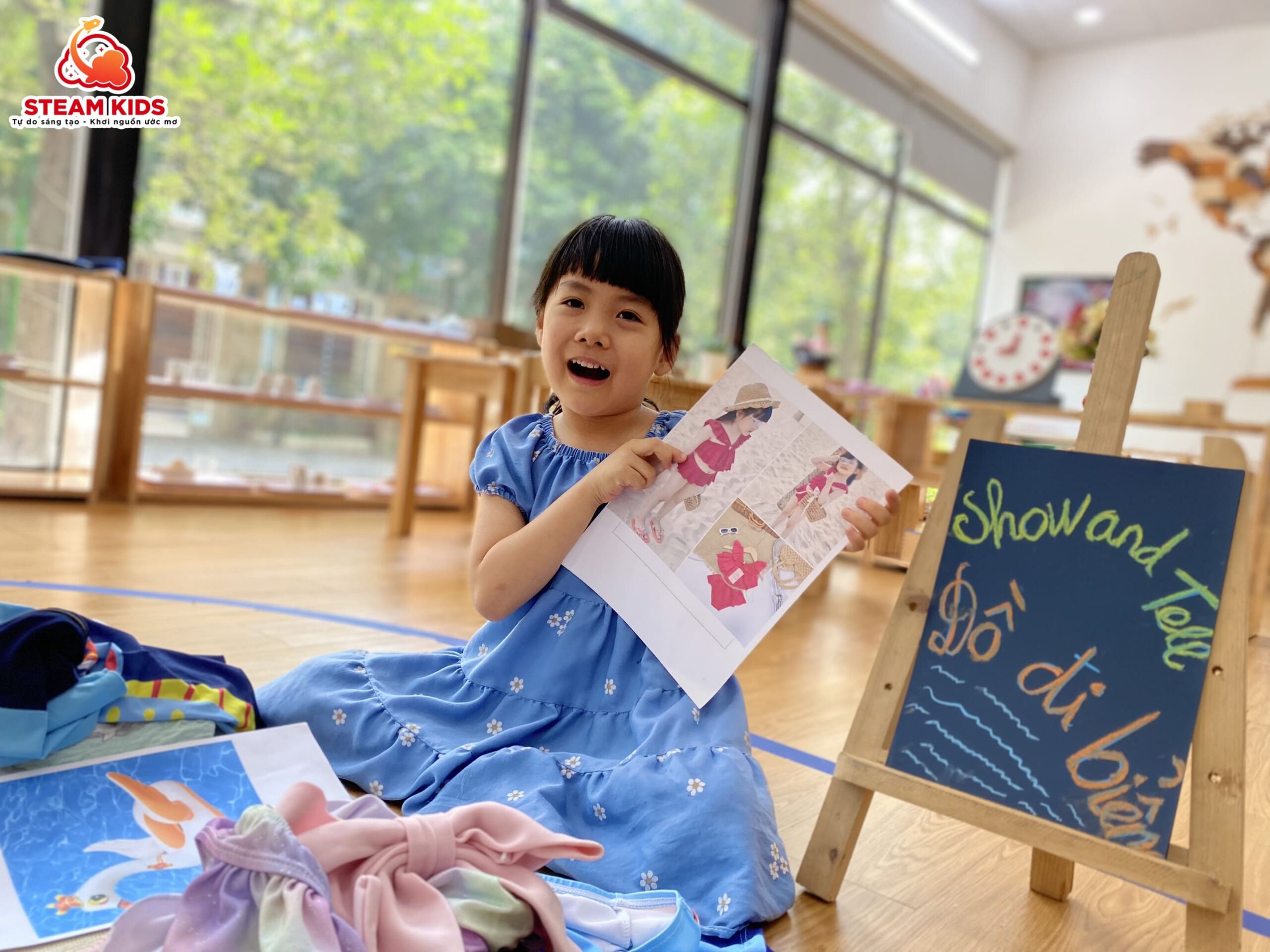 HOẠT ĐỘNG SHOW AND TELL HOẠT ĐỘNG SHOW AND TELL - Trường Mầm Non STEAM KIDS
