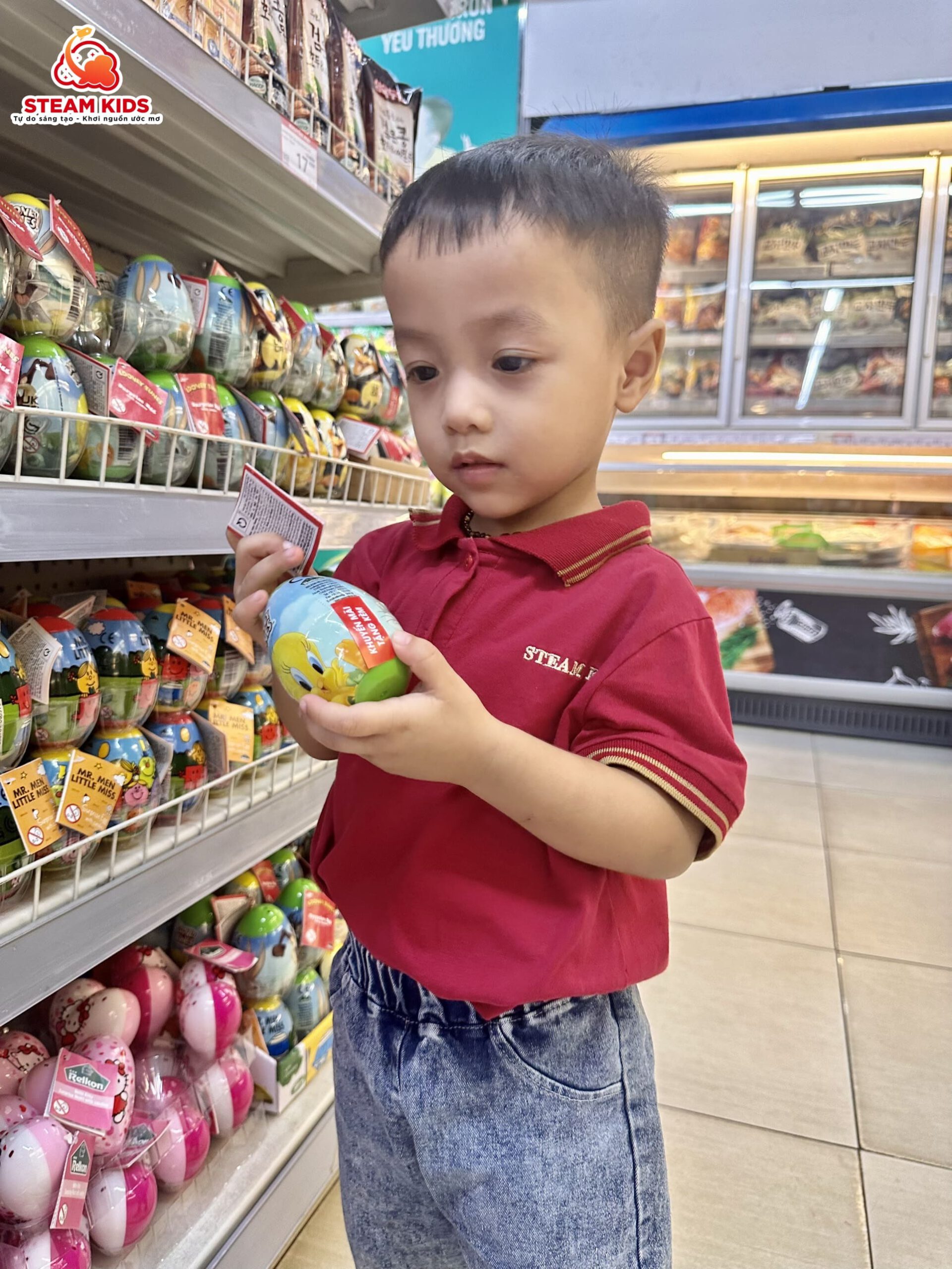CÙNG NHAU ĐI SIÊU THỊ THÔI CÁC BẠN ƠI! - Trường Mầm Non STEAM KIDS