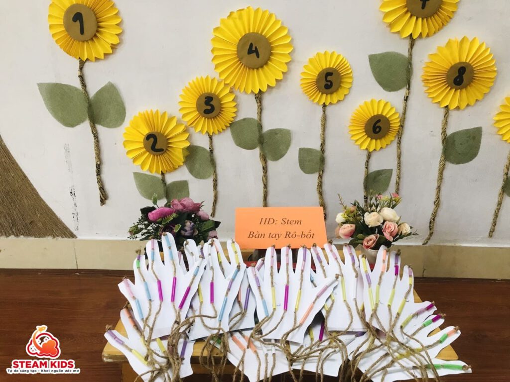 HOẠT ĐỘNG STEAM: BÀN TAY ROBOT - Trường Mầm Non STEAM KIDS