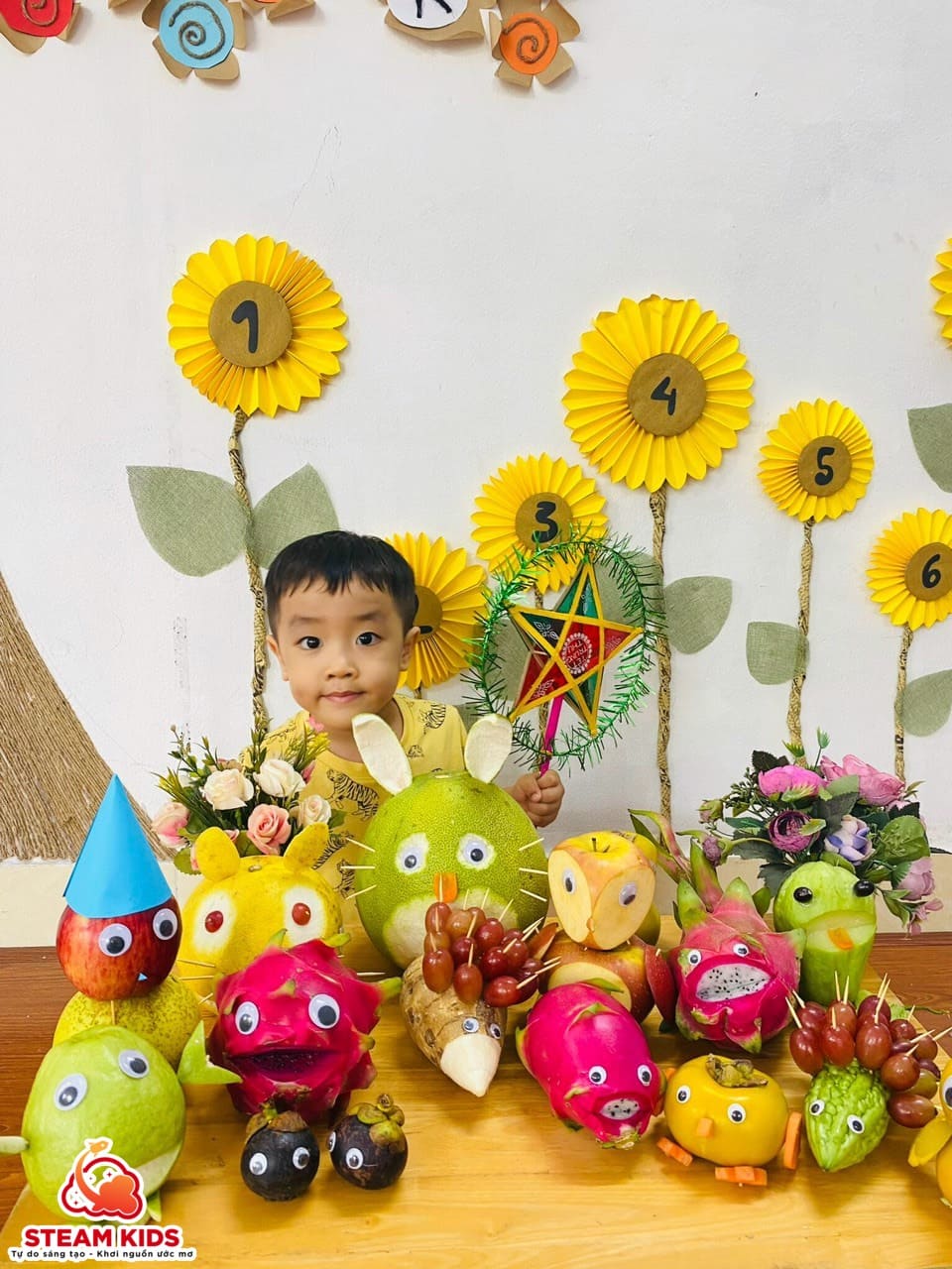 TRANG TRÍ MÂM CỖ TRUNG THU TRANG TRÍ MÂM CỖ TRUNG THU - Trường Mầm Non STEAM KIDS