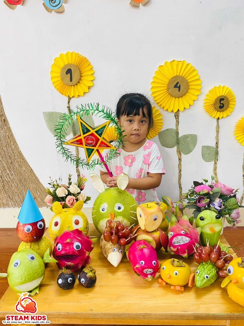 TRANG TRÍ MÂM CỖ TRUNG THU TRANG TRÍ MÂM CỖ TRUNG THU - Trường Mầm Non STEAM KIDS