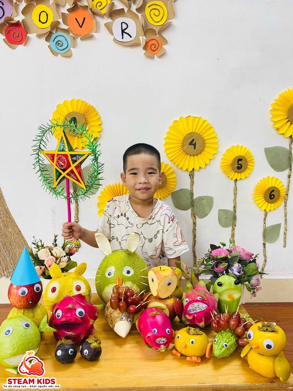 TRANG TRÍ MÂM CỖ TRUNG THU TRANG TRÍ MÂM CỖ TRUNG THU - Trường Mầm Non STEAM KIDS