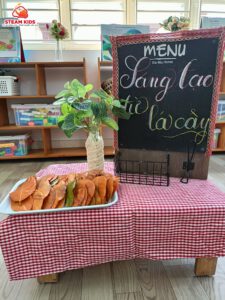 SÁNG TẠO TỪ LÁ CÂY - Trường Mầm Non STEAM KIDS