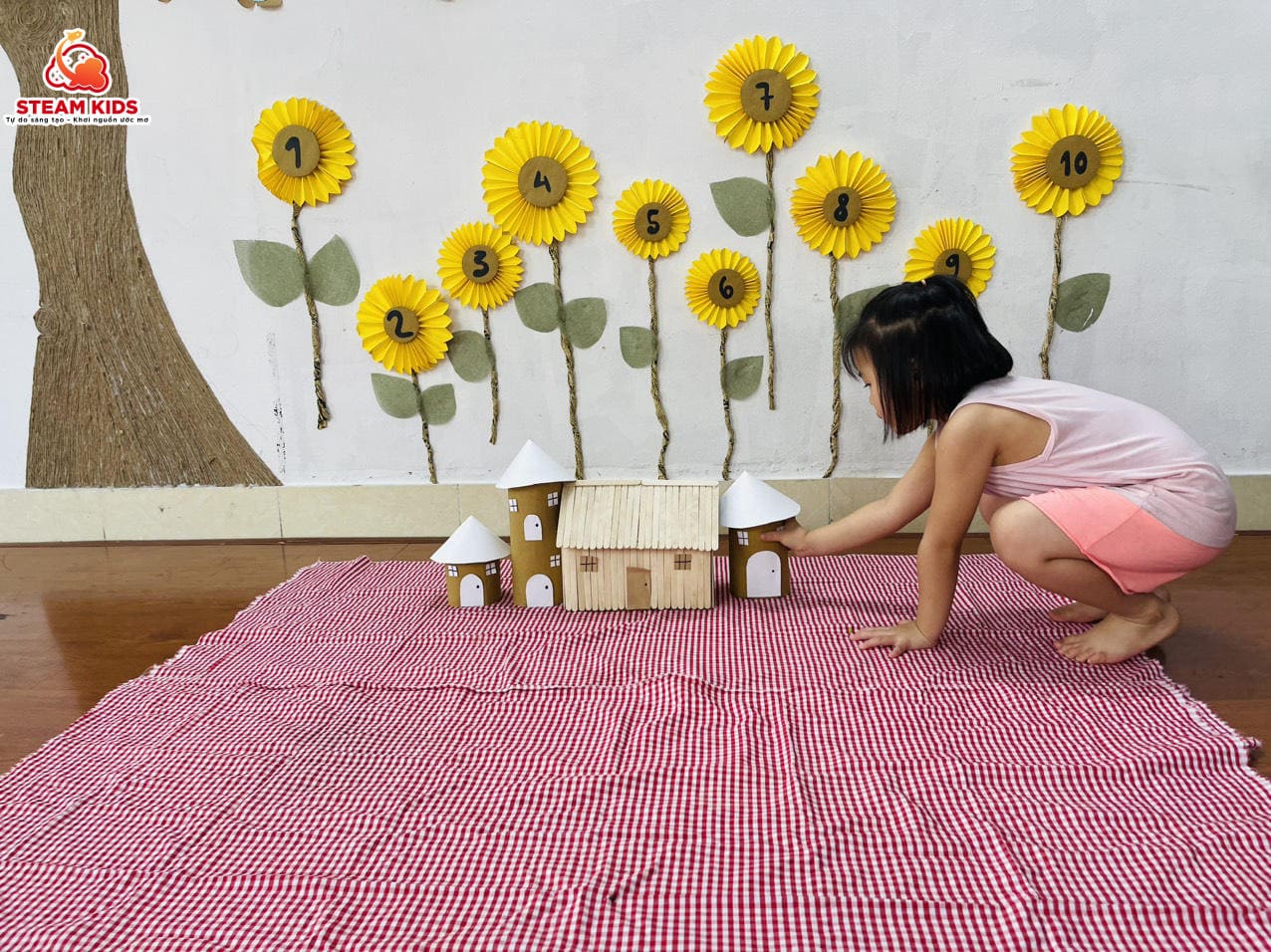 HOẠT ĐỘNG GÓC XÂY DỰNG: NGÔI TRƯỜNG CỦA BÉ HOẠT ĐỘNG GÓC XÂY DỰNG: NGÔI TRƯỜNG CỦA BÉ - Trường Mầm Non STEAM KIDS