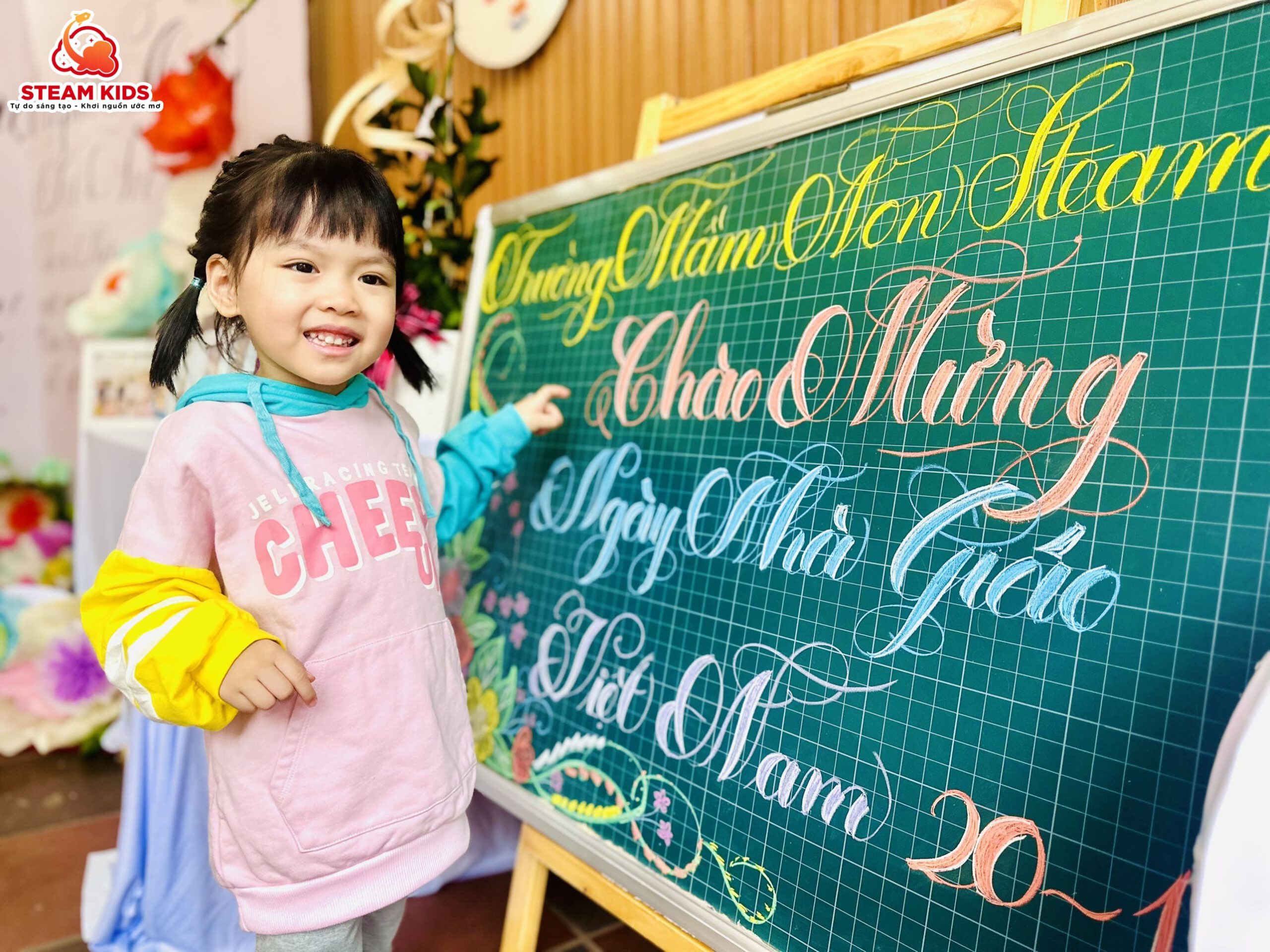 CHÚC MỪNG NGÀY NHÀ GIÁO VIỆT NAM 20/11 - Trường Mầm Non STEAM KIDS