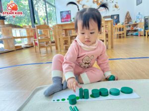 HOẠT ĐỘNG MONTESSORI - Trường Mầm Non STEAM KIDS