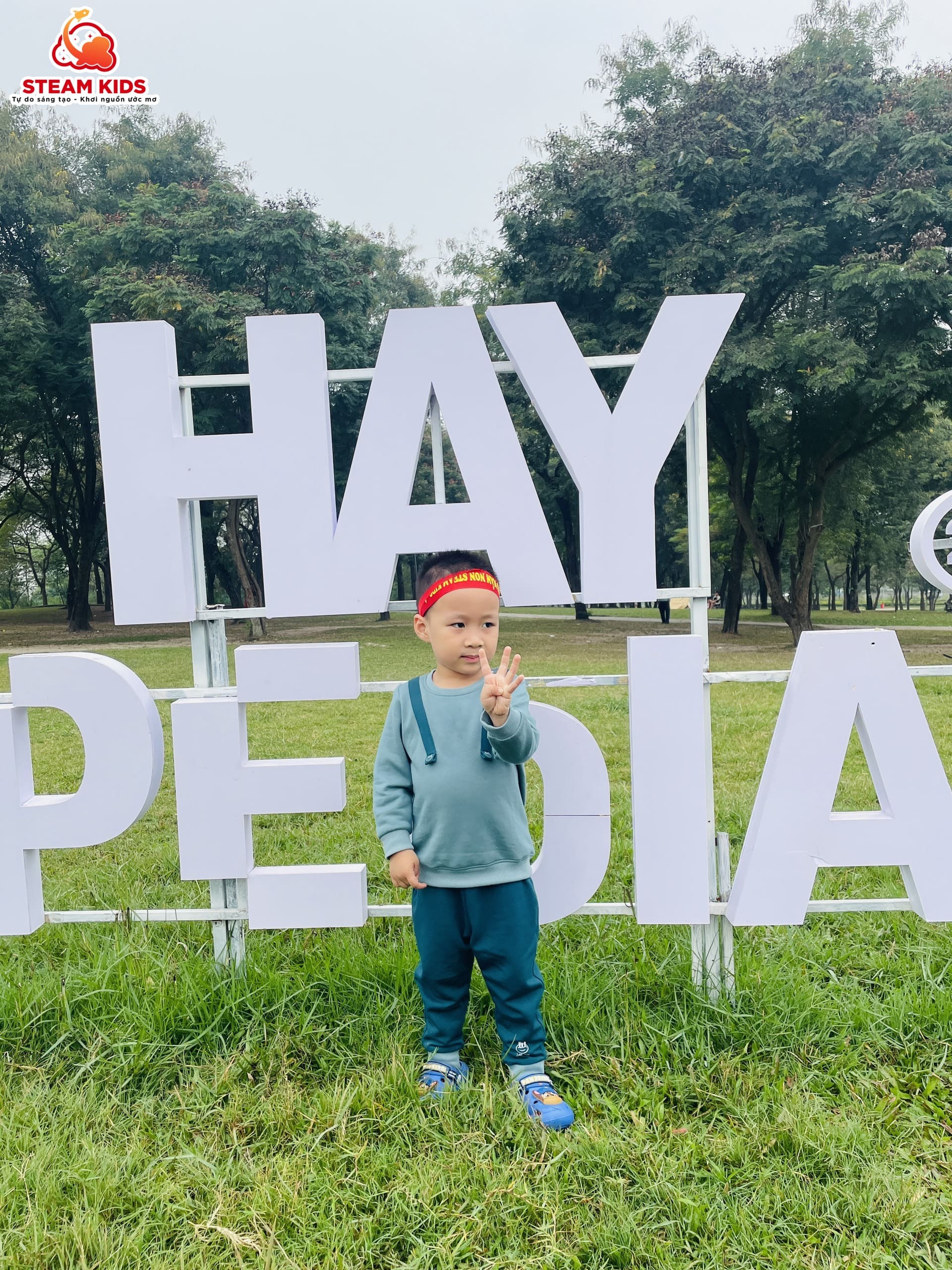 HOẠT ĐỘNG NGOÀI TRỜI - LỚP STEAM 4 - Trường Mầm Non STEAM KIDS