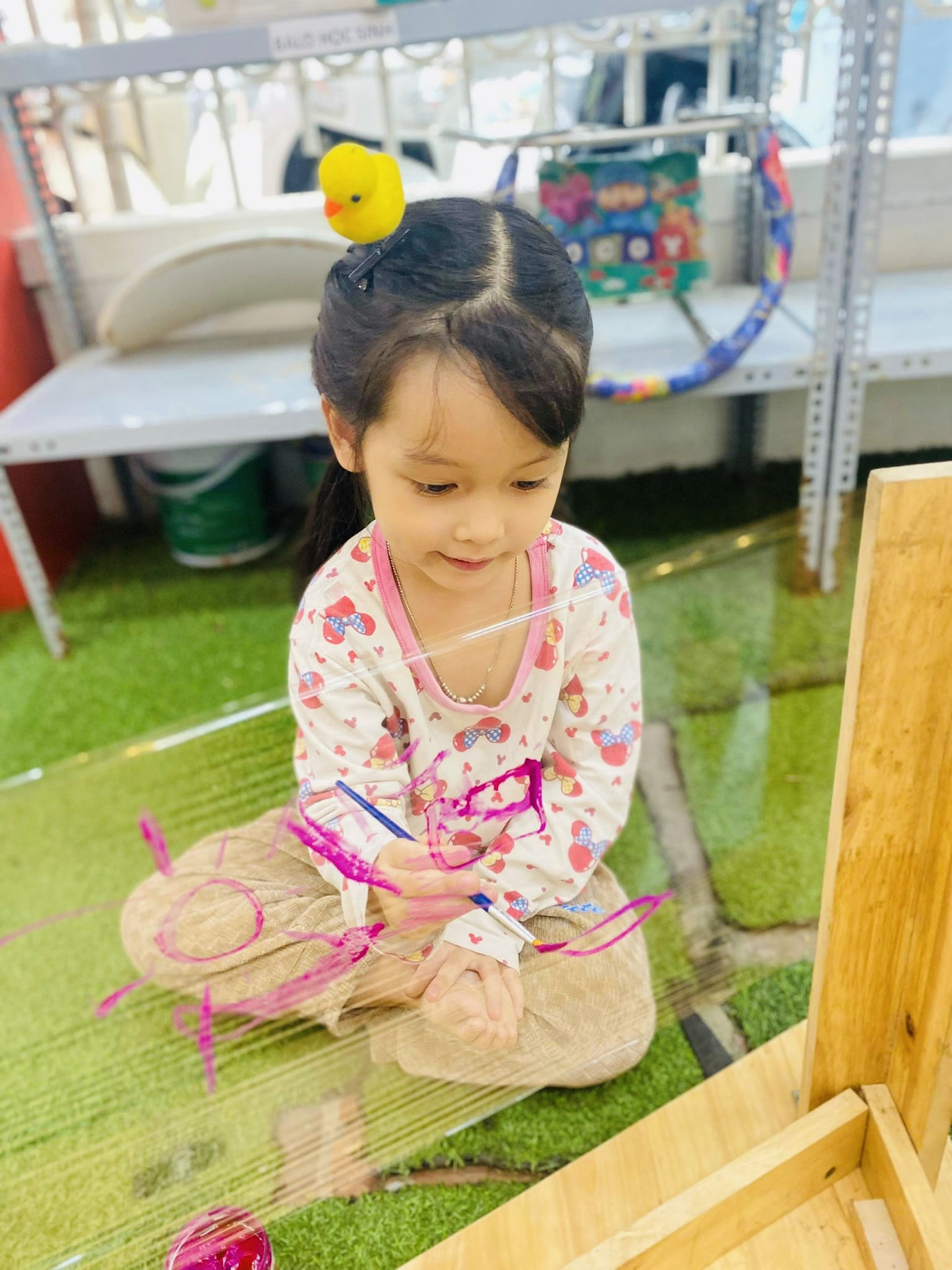 HOẠT ĐỘNG SÁNG TẠO: SÁNG TẠO TRANH TỪ MÀU NƯỚC HOẠT ĐỘNG SÁNG TẠO: SÁNG TẠO TRANH TỪ MÀU NƯỚC - Trường Mầm Non STEAM KIDS