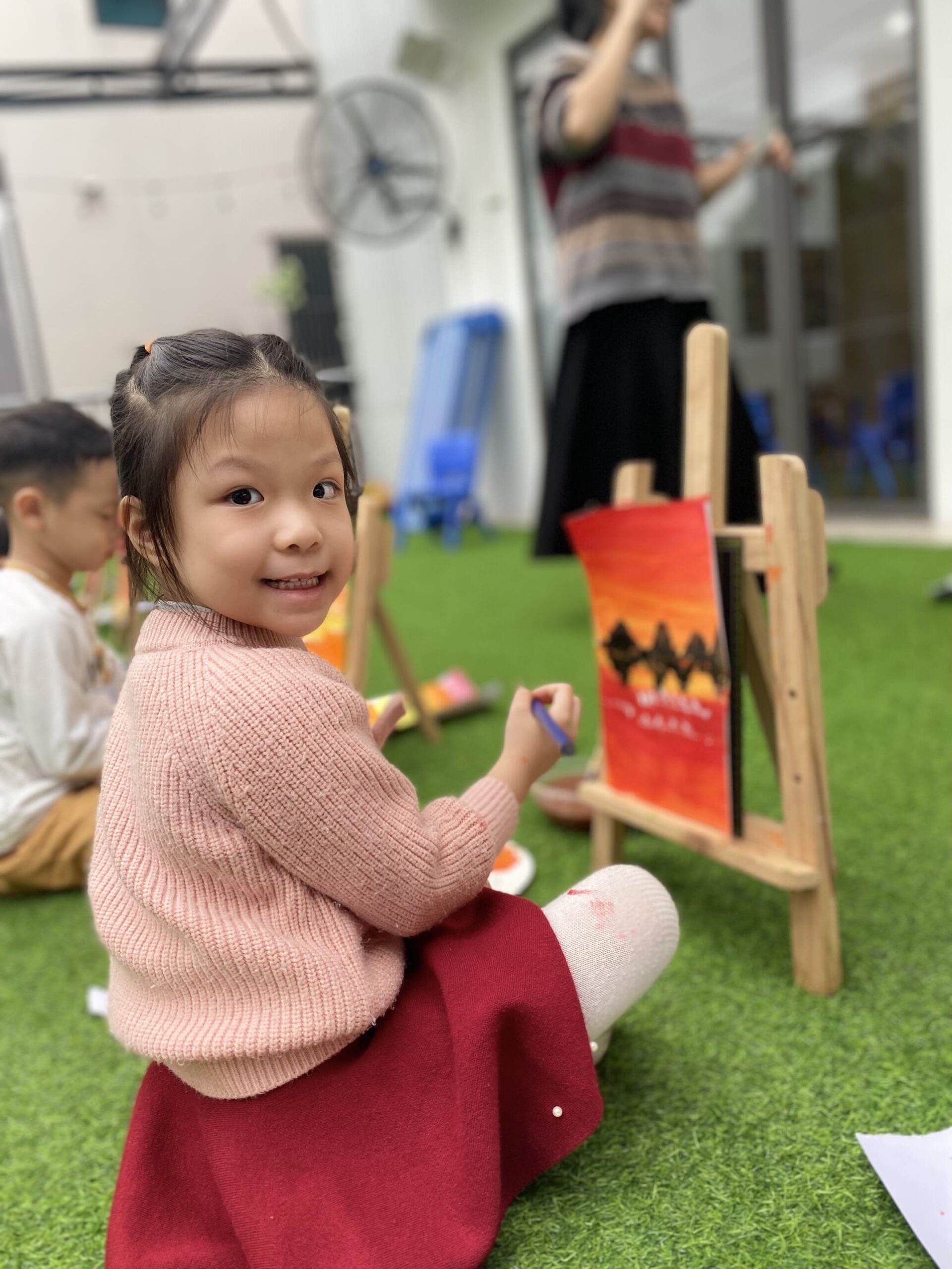 MỸ THUẬT SÁNG TẠO: VẼ PHONG CẢNH MỸ THUẬT SÁNG TẠO: VẼ PHONG CẢNH - Trường Mầm Non STEAM KIDS