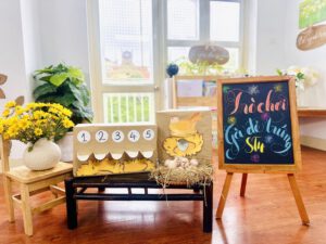 TRẢI NGHIỆM TRÒ CHƠI: GÀ ĐẺ TRỨNG - Trường Mầm Non STEAM KIDS