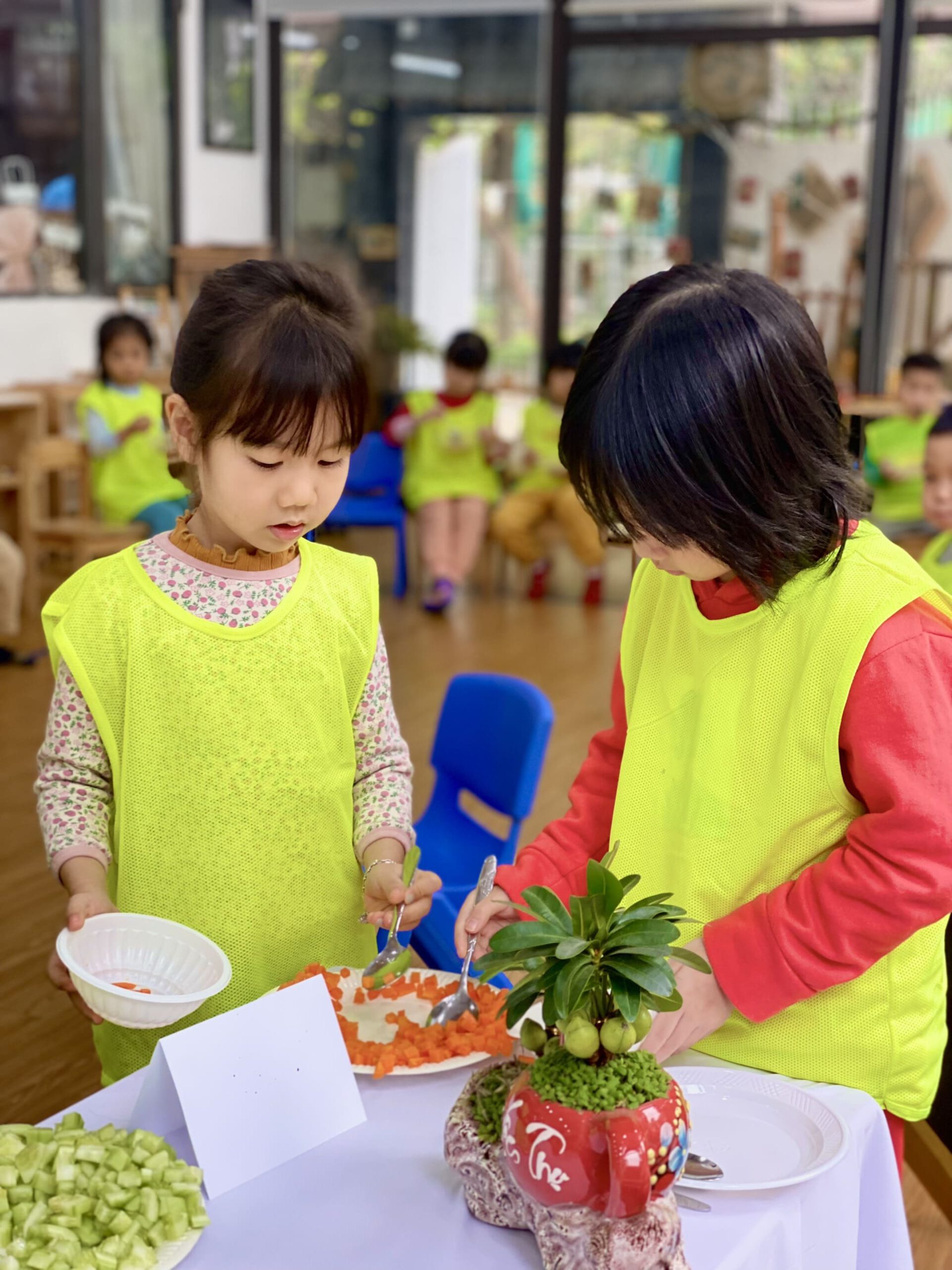 ẨM THỰC: SALAD RAU CỦ - Trường Mầm Non STEAM KIDS