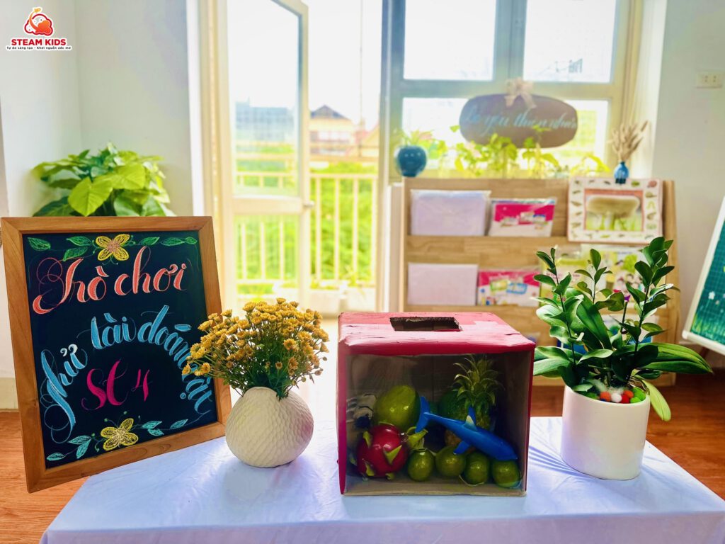 TRÒ CHƠI: THỬ TÀI ĐOÁN VẬT - Trường Mầm Non STEAM KIDS