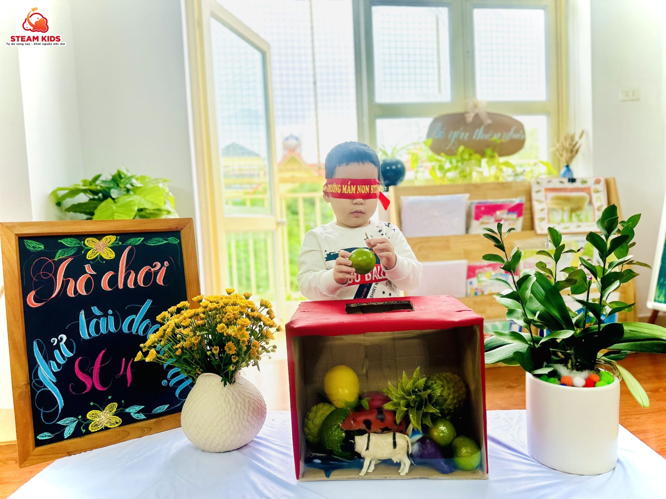 TRÒ CHƠI: THỬ TÀI ĐOÁN VẬT - Trường Mầm Non STEAM KIDS