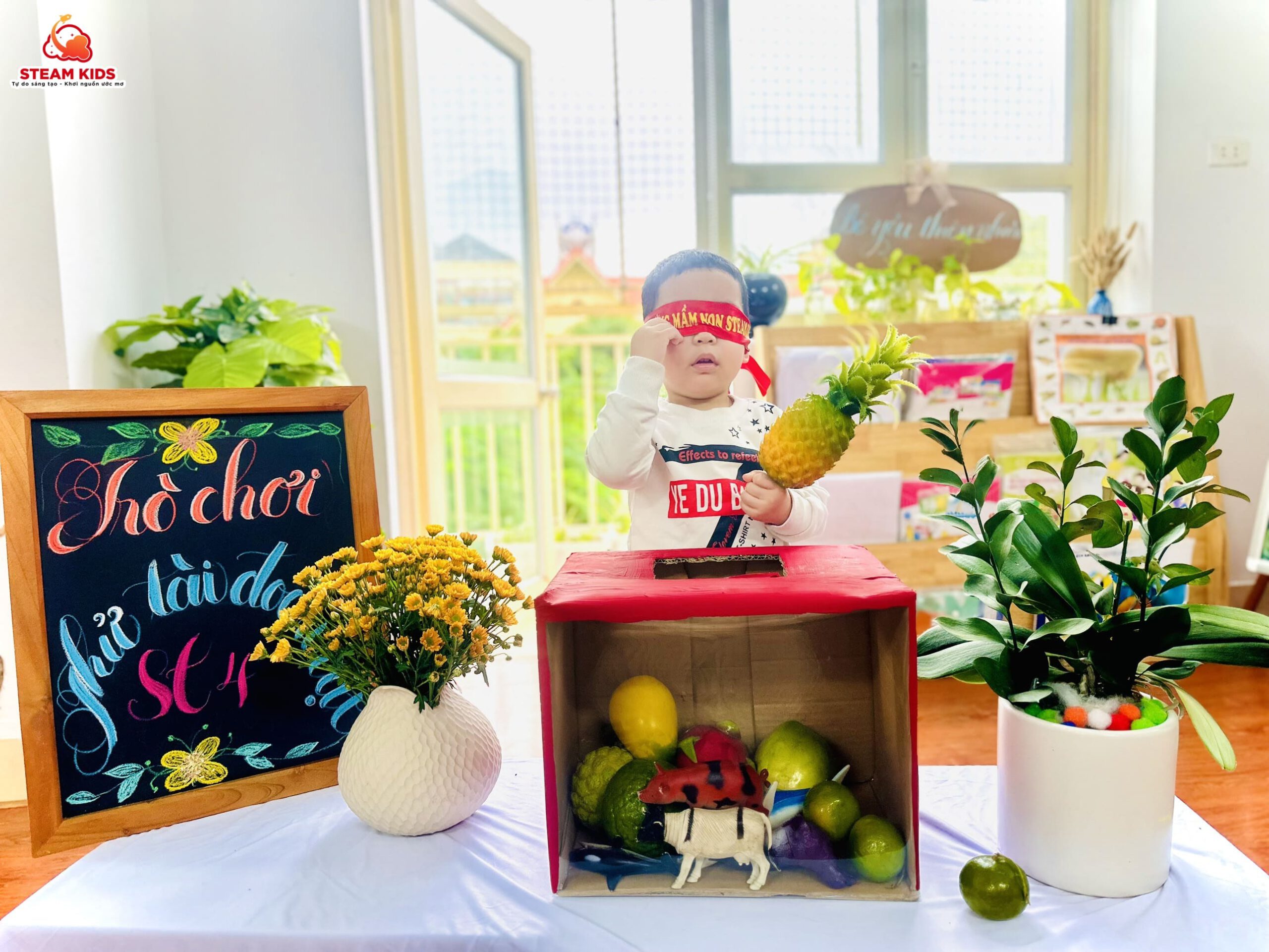 TRÒ CHƠI: THỬ TÀI ĐOÁN VẬT - Trường Mầm Non STEAM KIDS