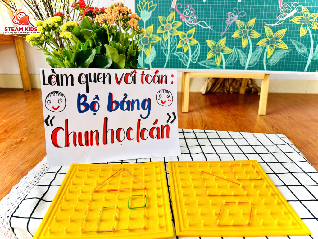LÀM QUEN VỚI TOÁN: BỘ BẢNG “CHUN HỌC TOÁN” LÀM QUEN VỚI TOÁN: BỘ BẢNG “CHUN HỌC TOÁN” - Trường Mầm Non STEAM KIDS