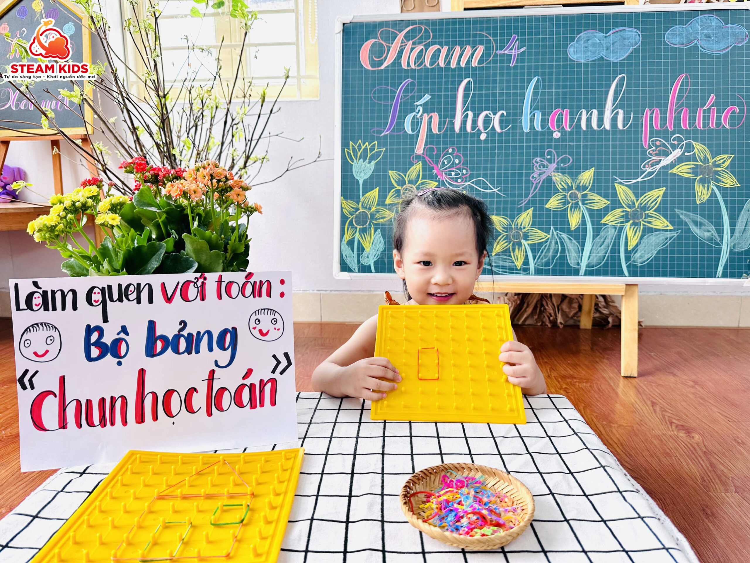 LÀM QUEN VỚI TOÁN: BỘ BẢNG “CHUN HỌC TOÁN” LÀM QUEN VỚI TOÁN: BỘ BẢNG “CHUN HỌC TOÁN” - Trường Mầm Non STEAM KIDS