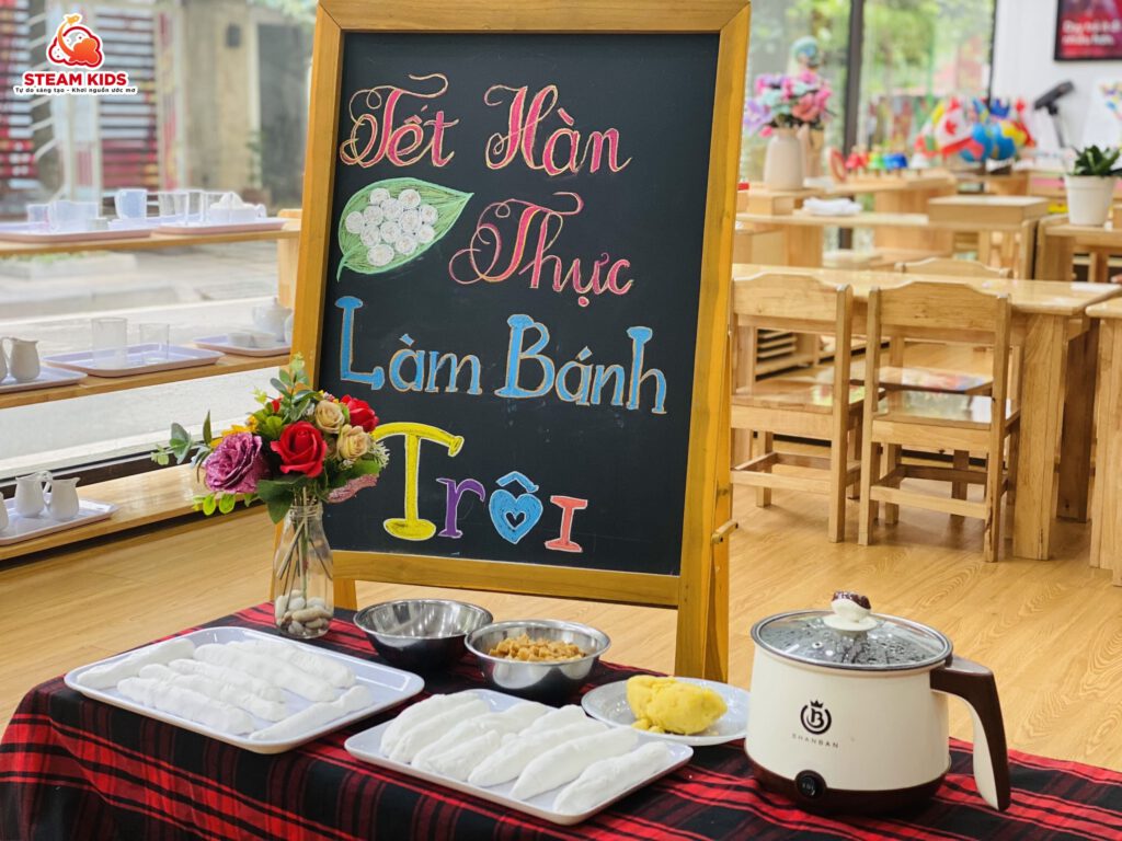 TẾT HÀN THỰC - BÉ TRẢI NGHIỆM LÀM BÁNH TRÔI - Trường Mầm Non STEAM KIDS