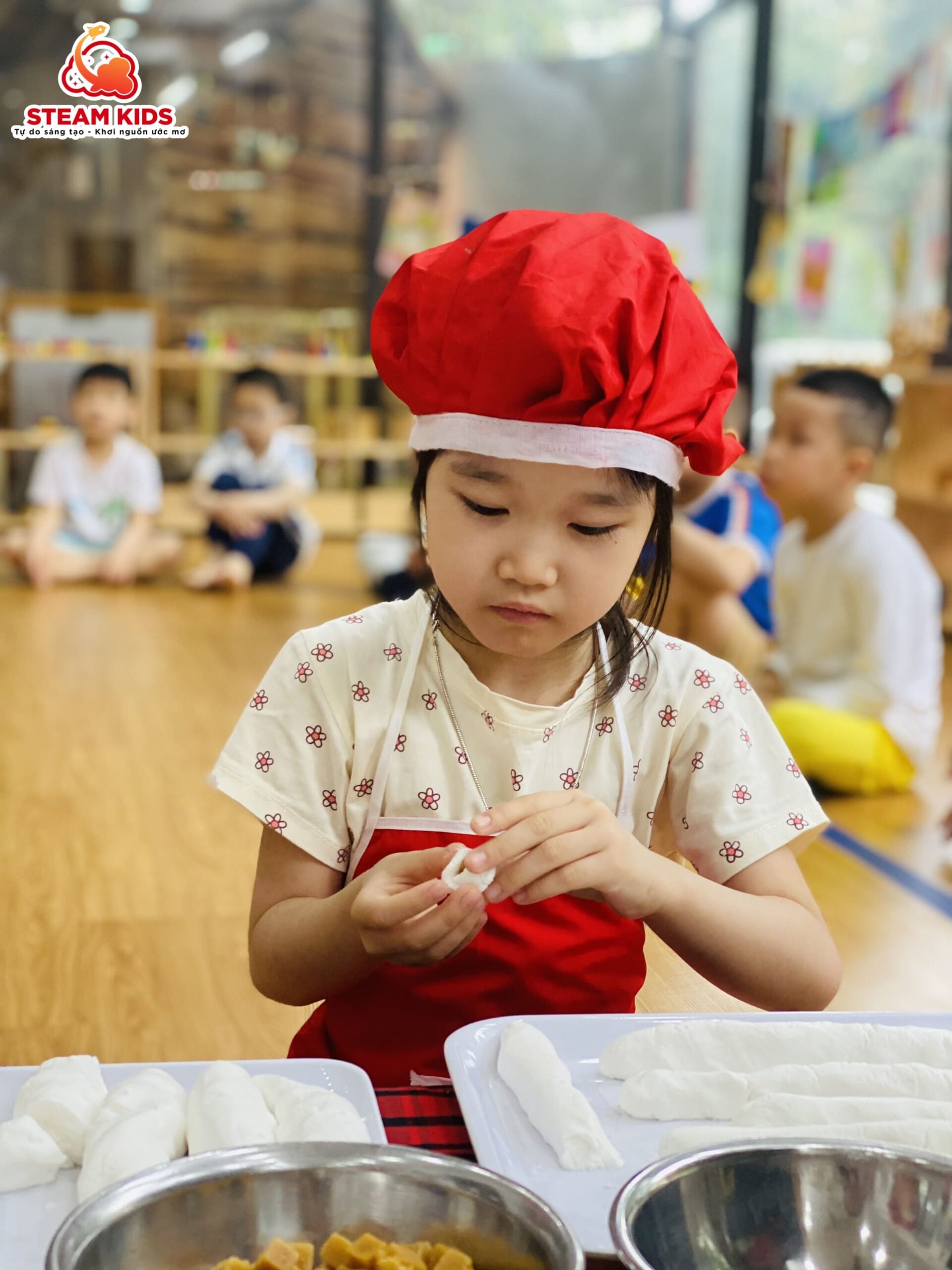 TẾT HÀN THỰC - BÉ TRẢI NGHIỆM LÀM BÁNH TRÔI - Trường Mầm Non STEAM KIDS